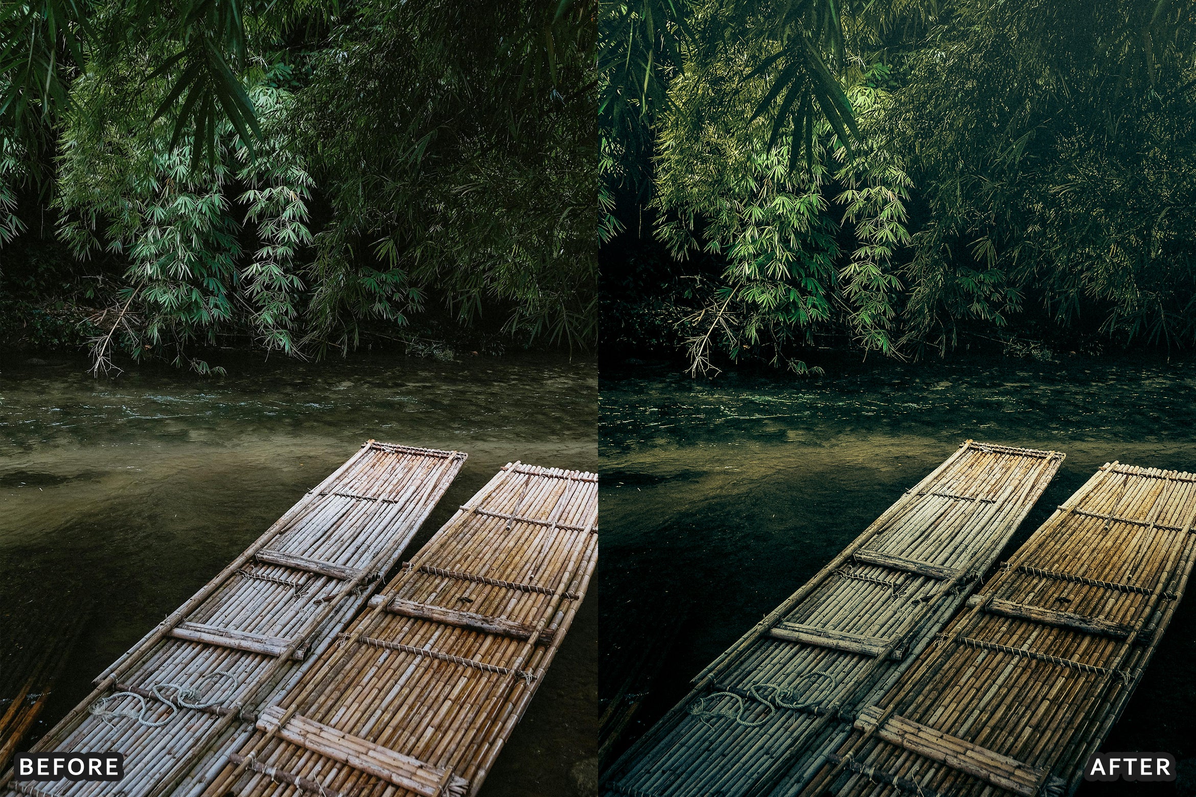 AI-Optimized Green Jungle Morning Cinematic Lightroom Presets