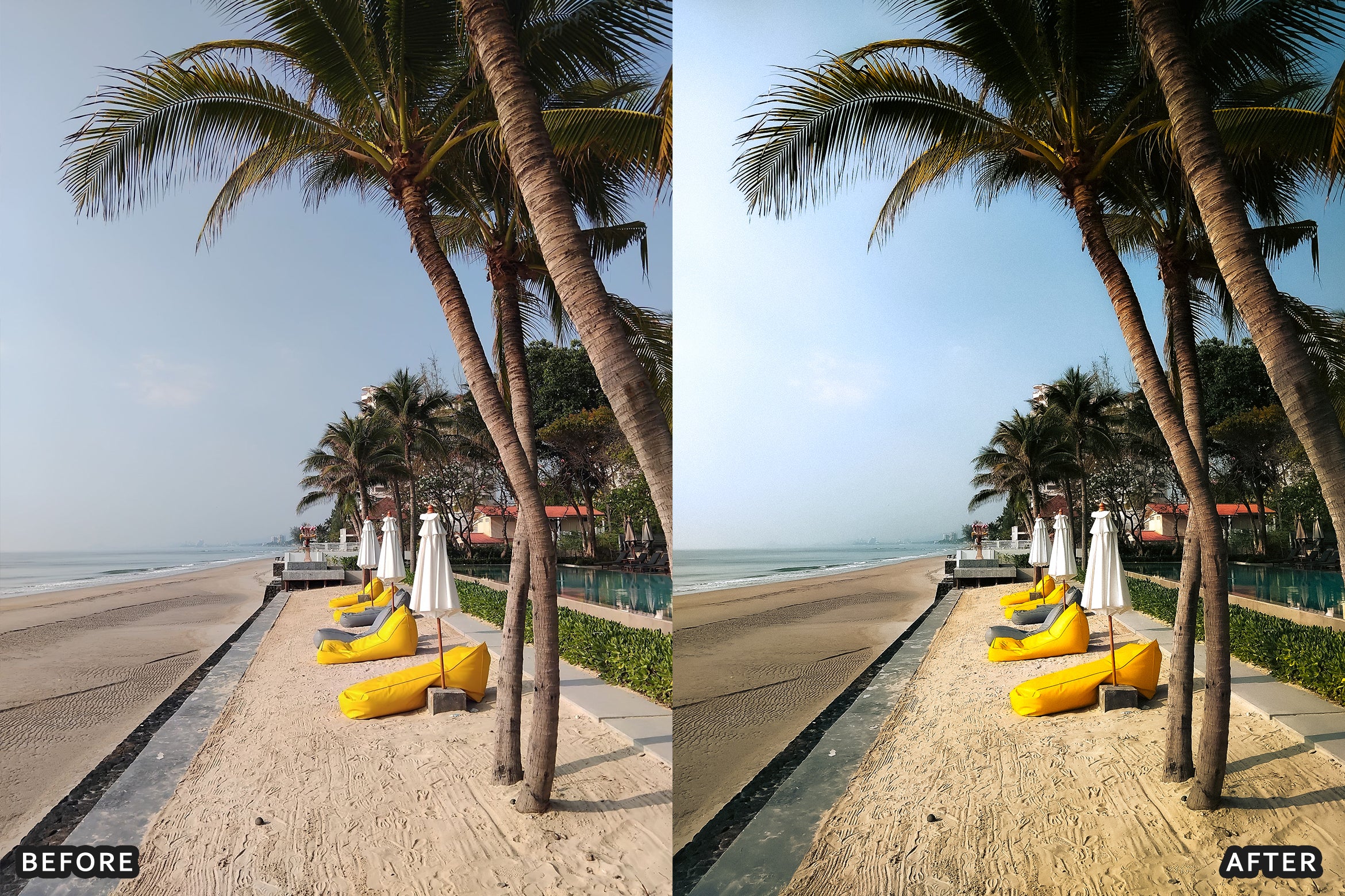 AI-Optimized Luxury Beach Resort Lightroom Presets