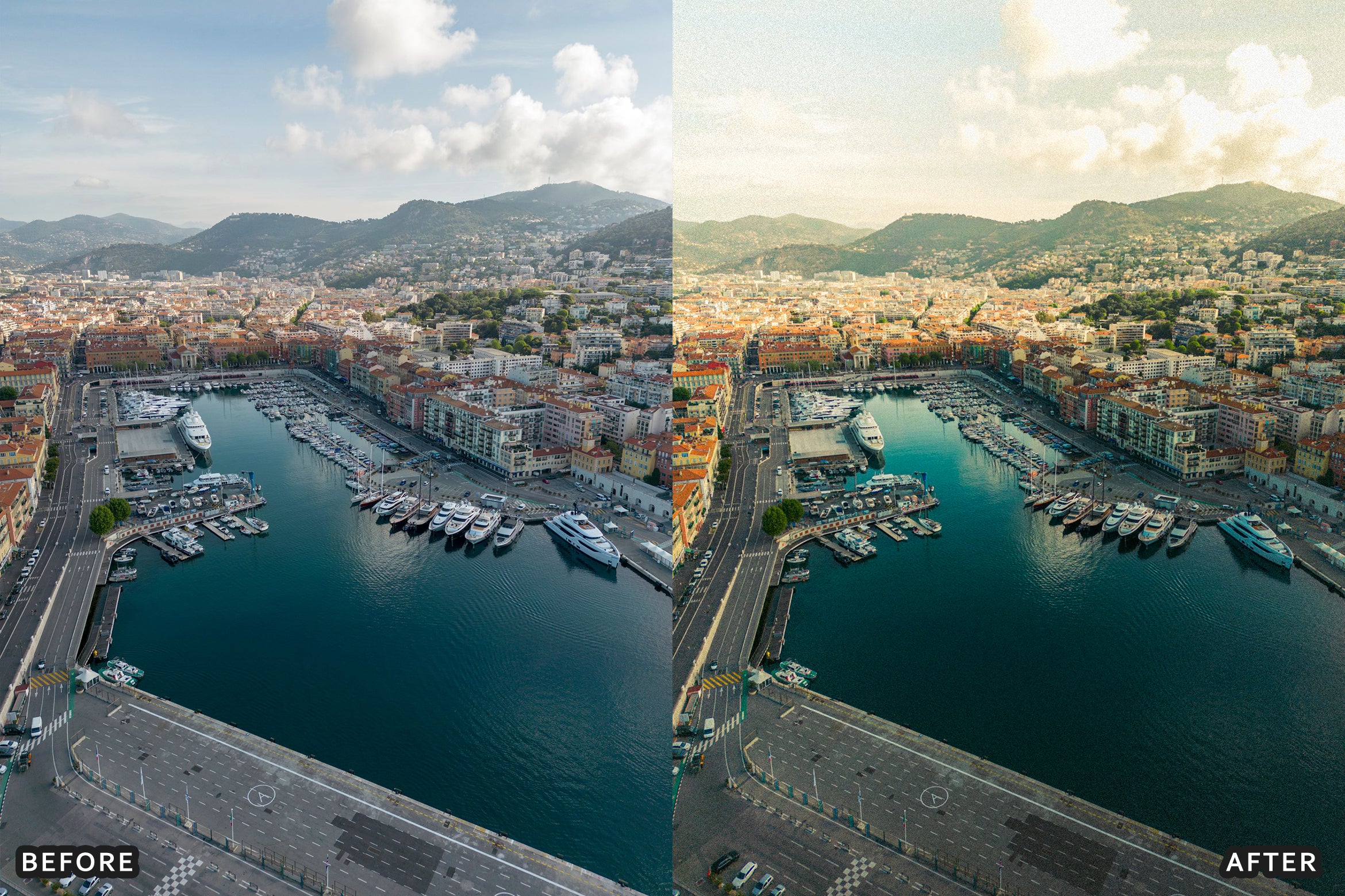 AI-Optimized Mediterranean Riviera Landscape Lightroom Presets