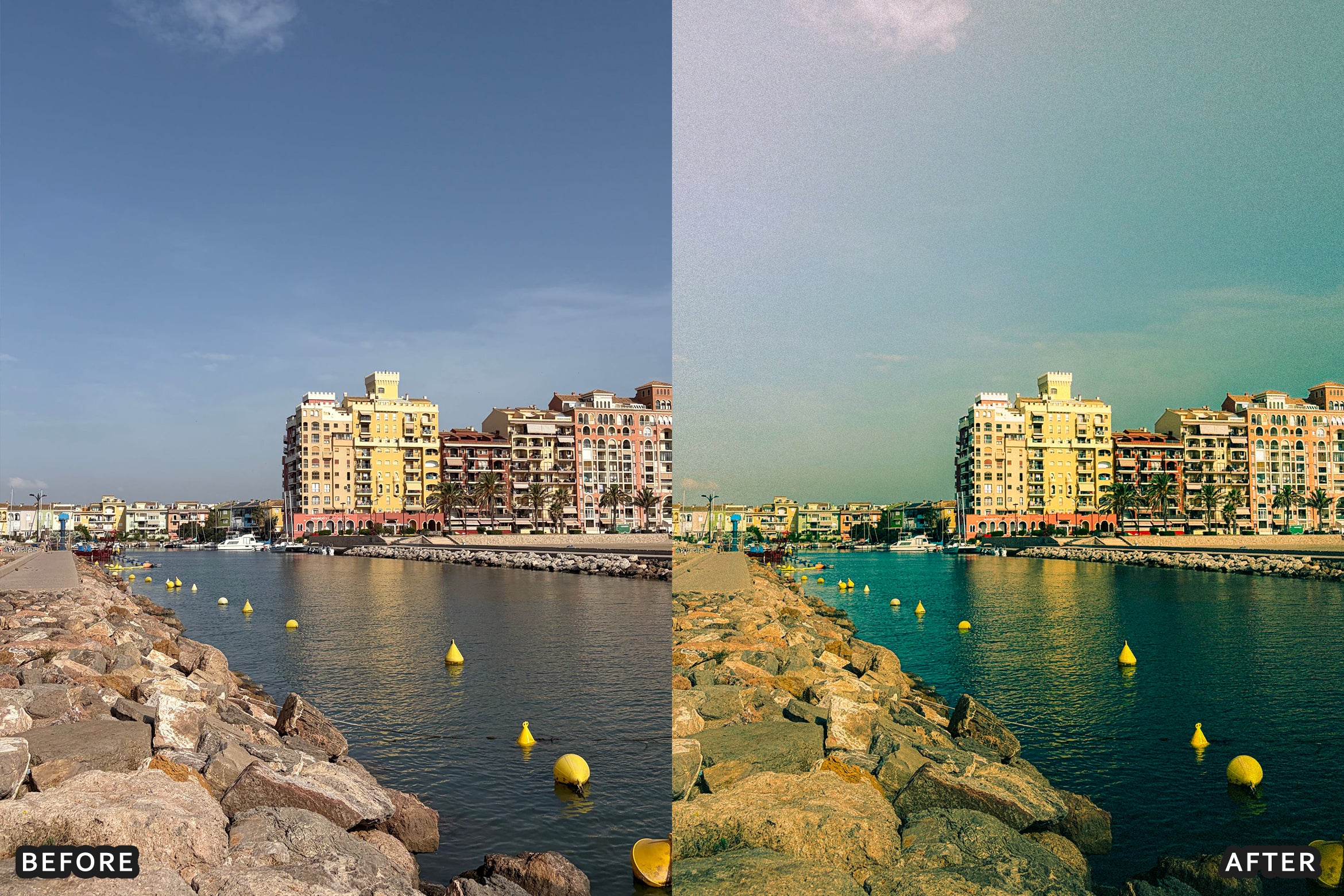 AI-Optimized Mediterranean Riviera Landscape Lightroom Presets