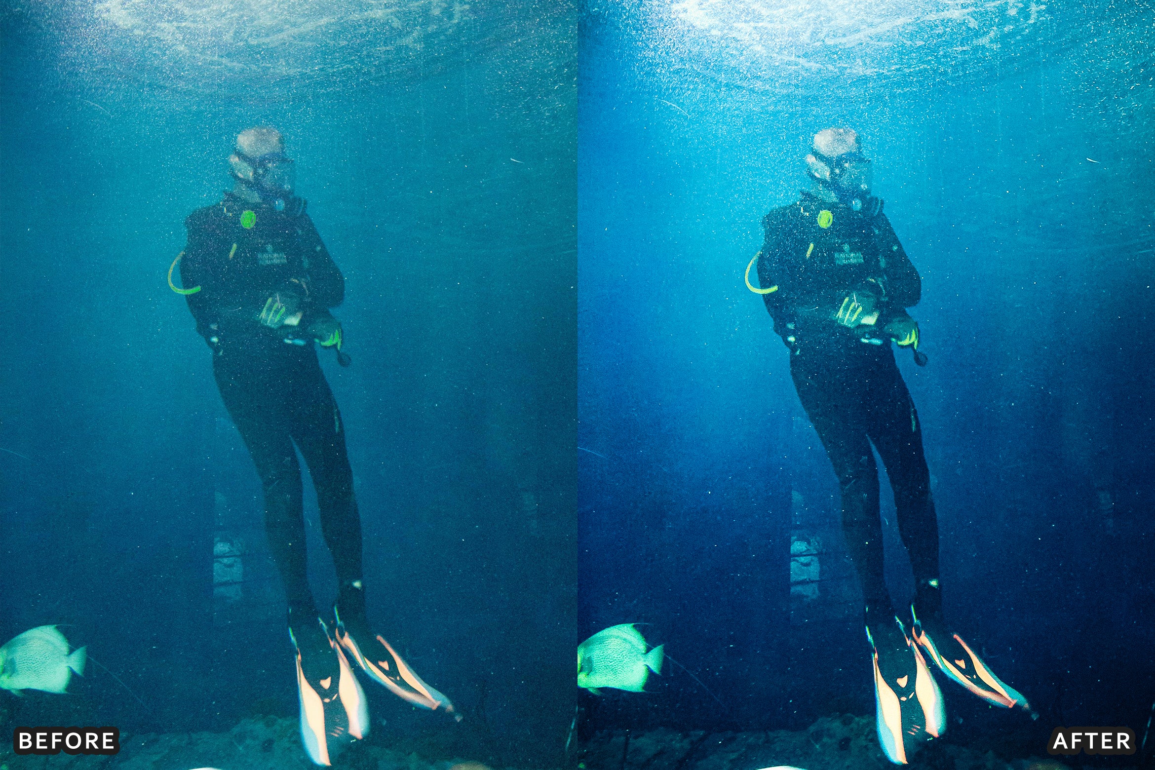 AI-Optimized Moody Underwater Lightroom Presets - Lightroom Presets - by AAA Presets