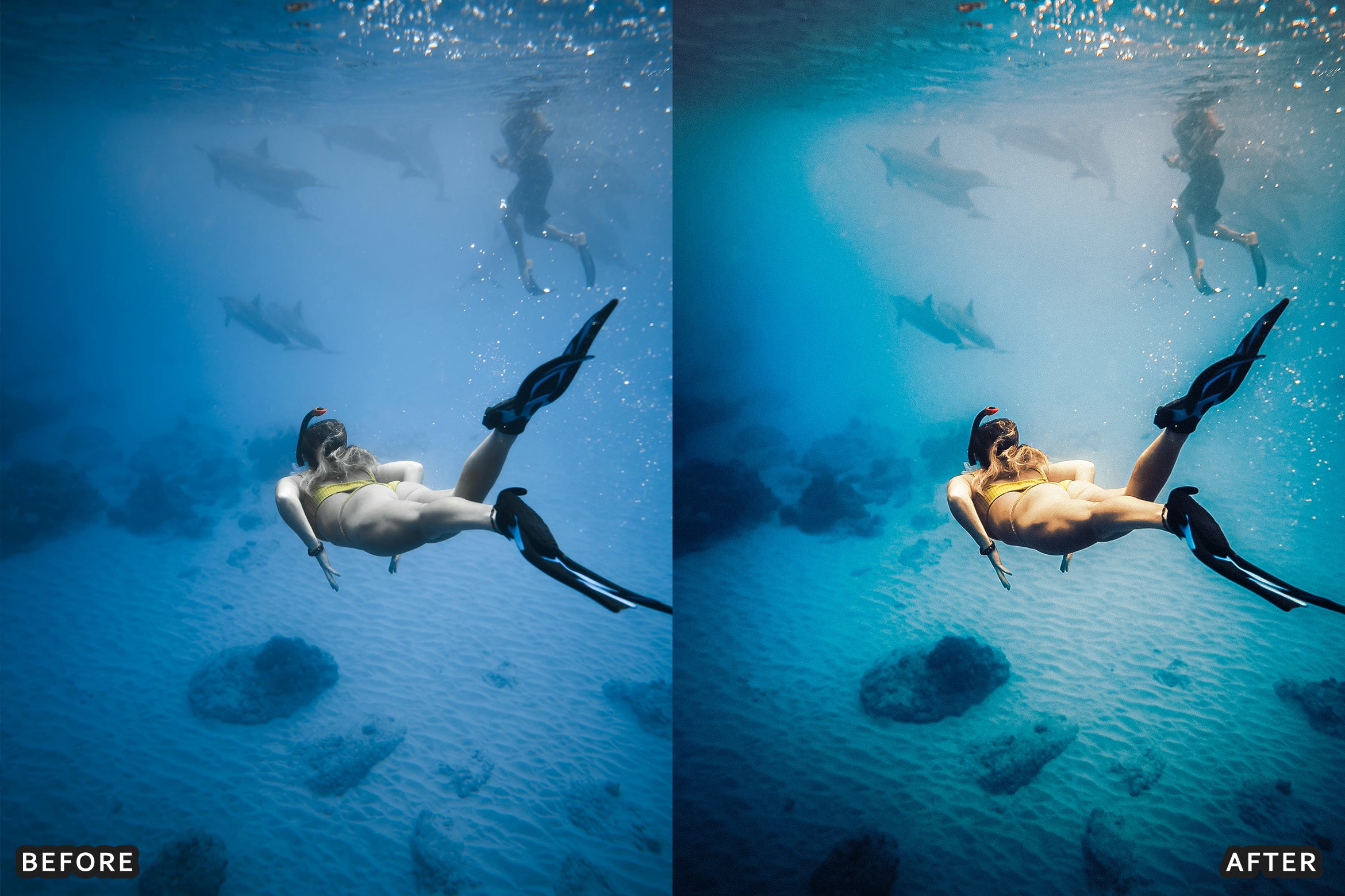 AI-Optimized Moody Underwater Lightroom Presets - Lightroom Presets - by AAA Presets