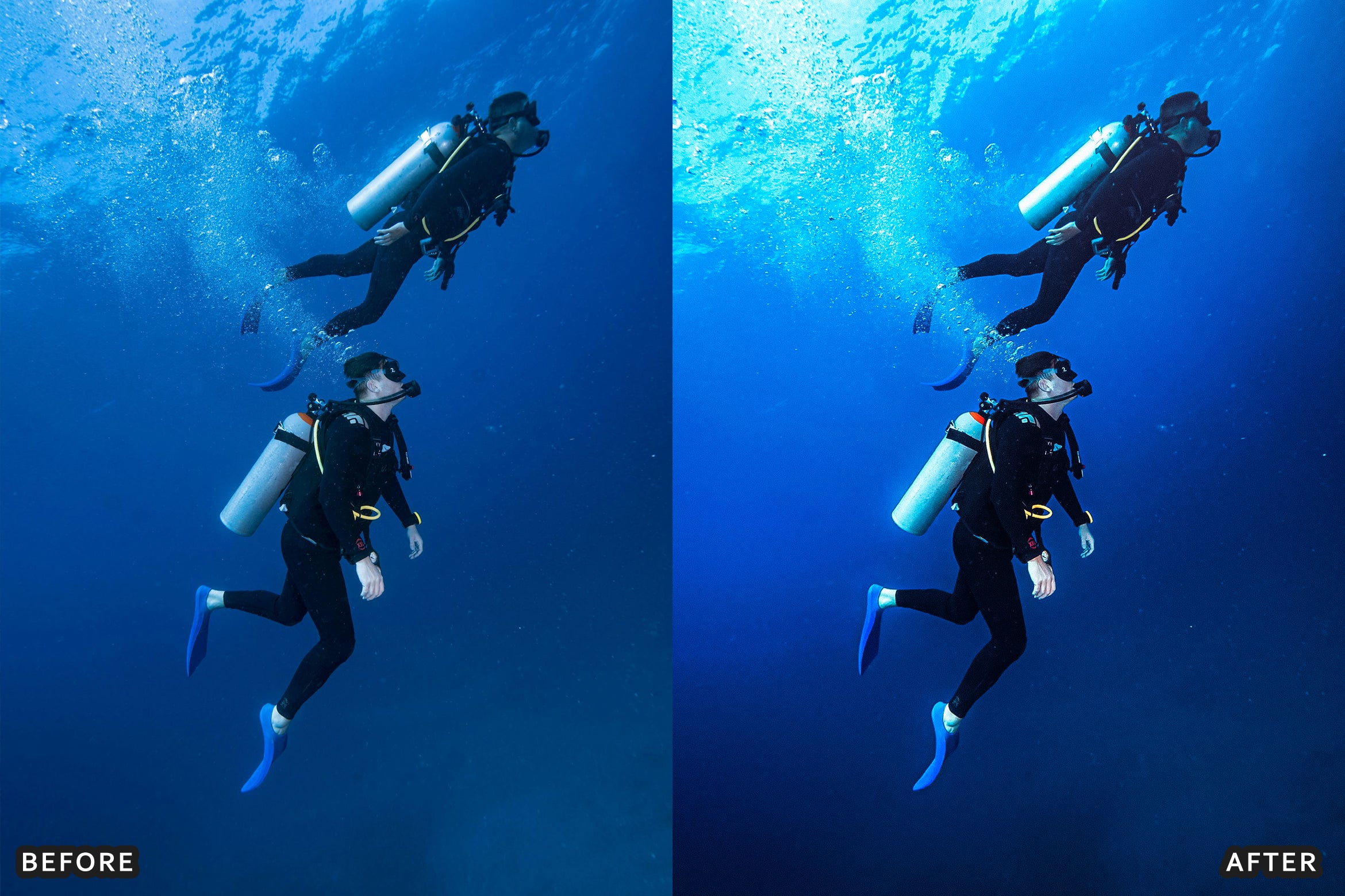 AI-Optimized Moody Underwater Lightroom Presets - Lightroom Presets - by AAA Presets