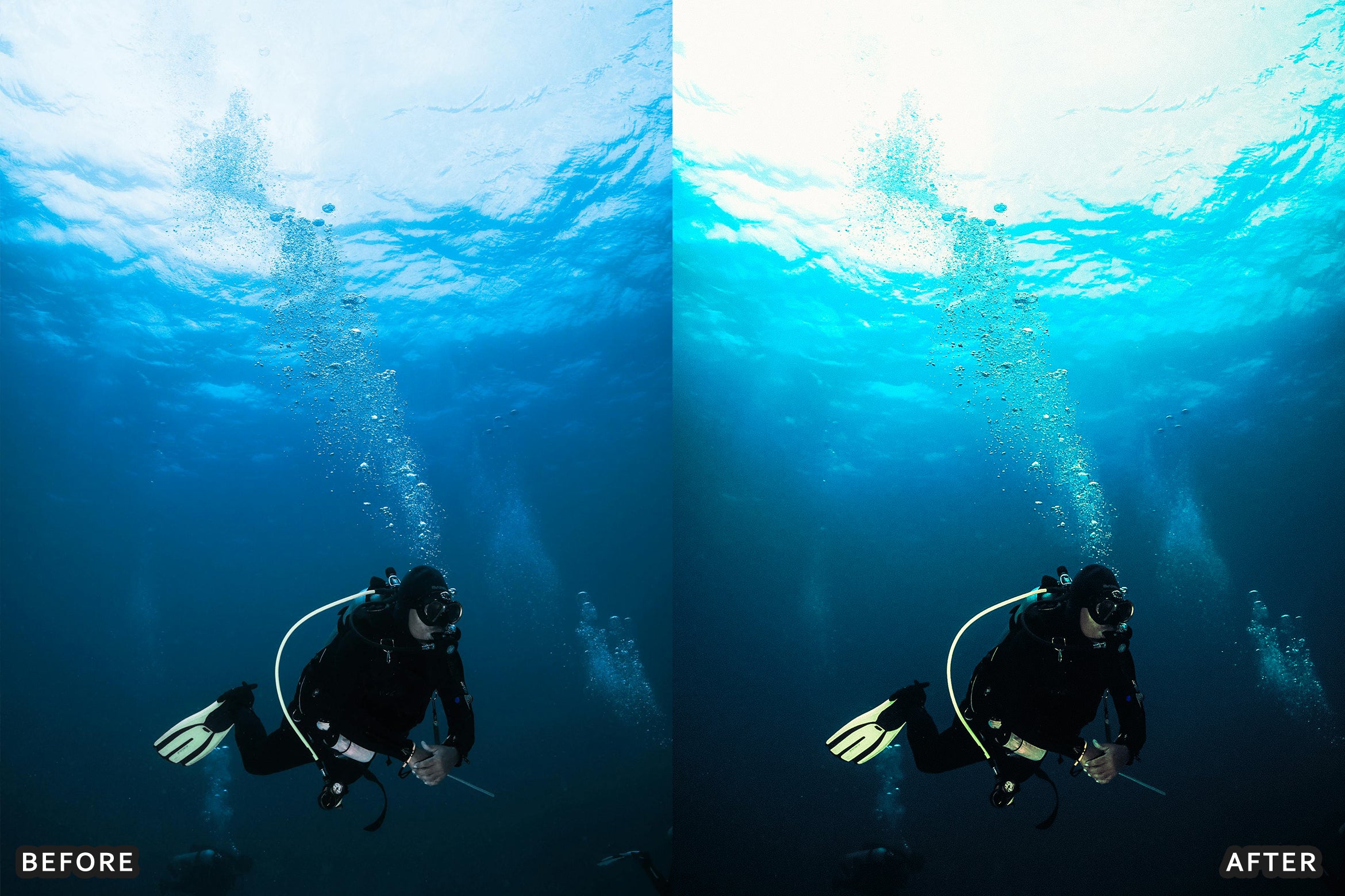 AI-Optimized Moody Underwater Lightroom Presets - Lightroom Presets - by AAA Presets