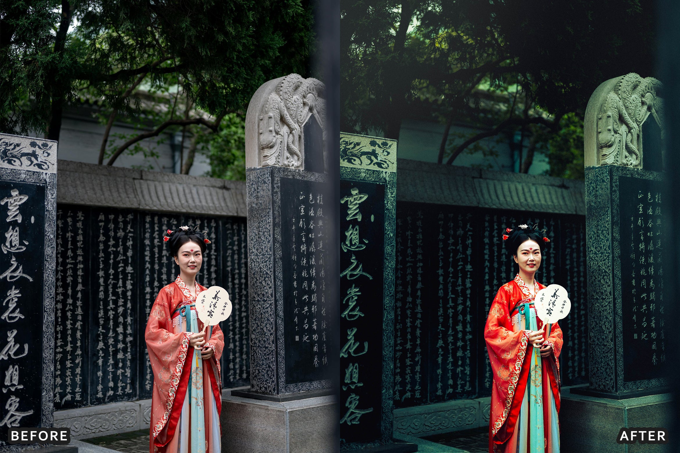 AI-Optimized Moody Red Cinematic Travel Lightroom Presets - Lightroom Presets - by AAA Presets