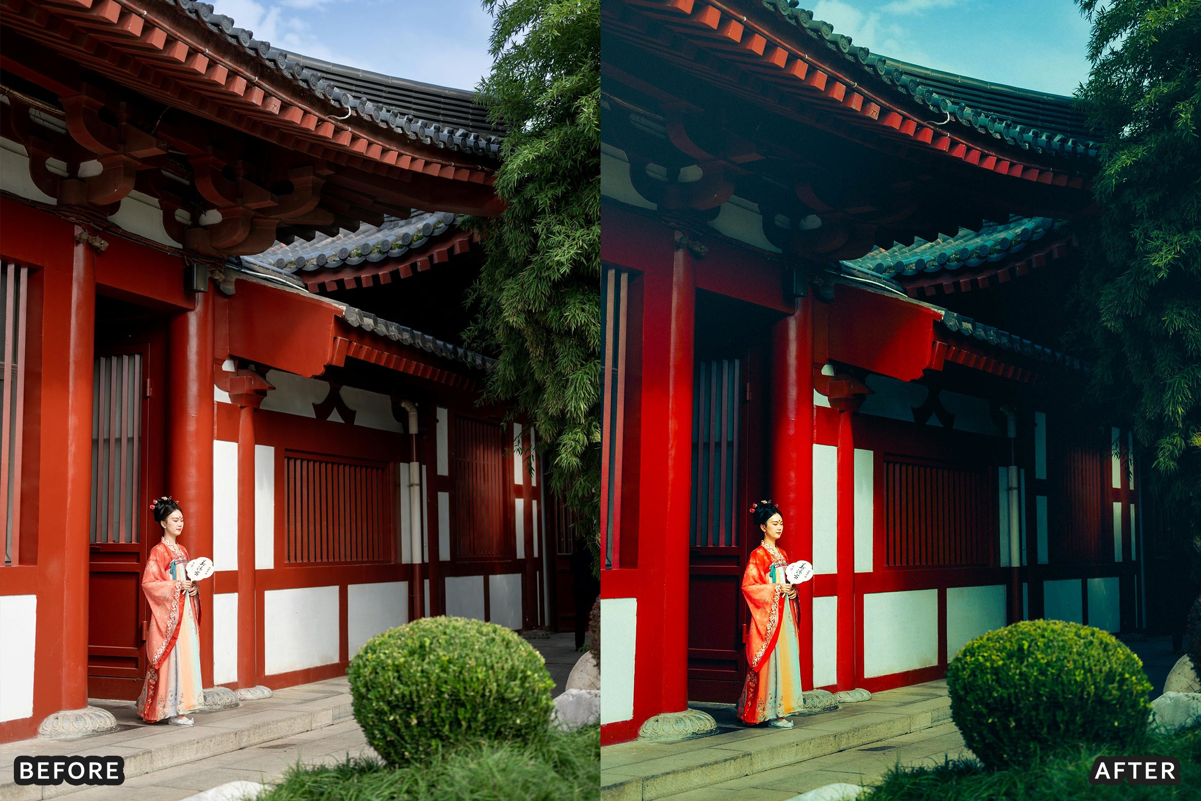 AI-Optimized Moody Red Cinematic Travel Lightroom Presets - Lightroom Presets - by AAA Presets