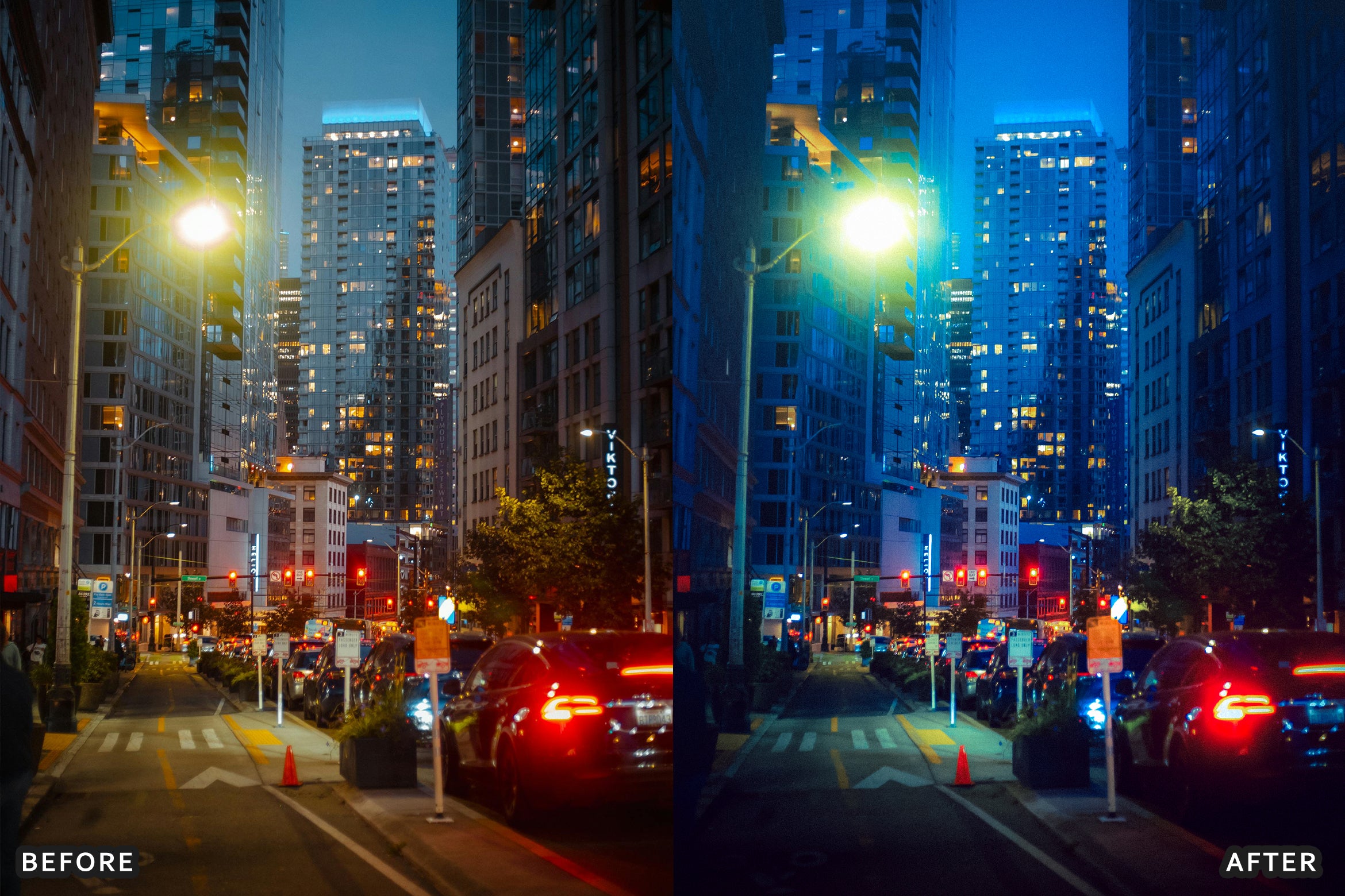 AI-Optimized Neon Street Lightroom Presets
