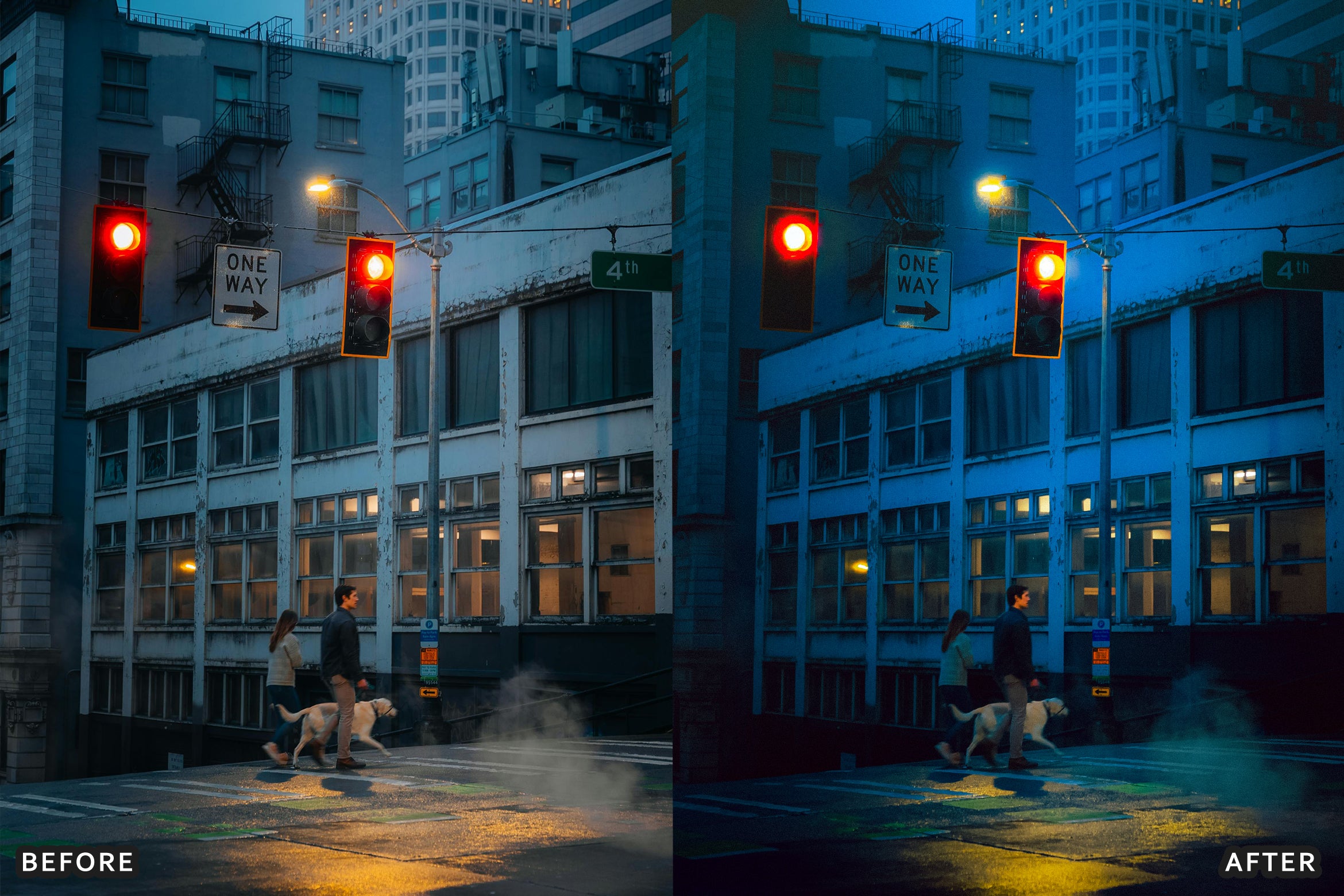 AI-Optimized Neon Street Lightroom Presets
