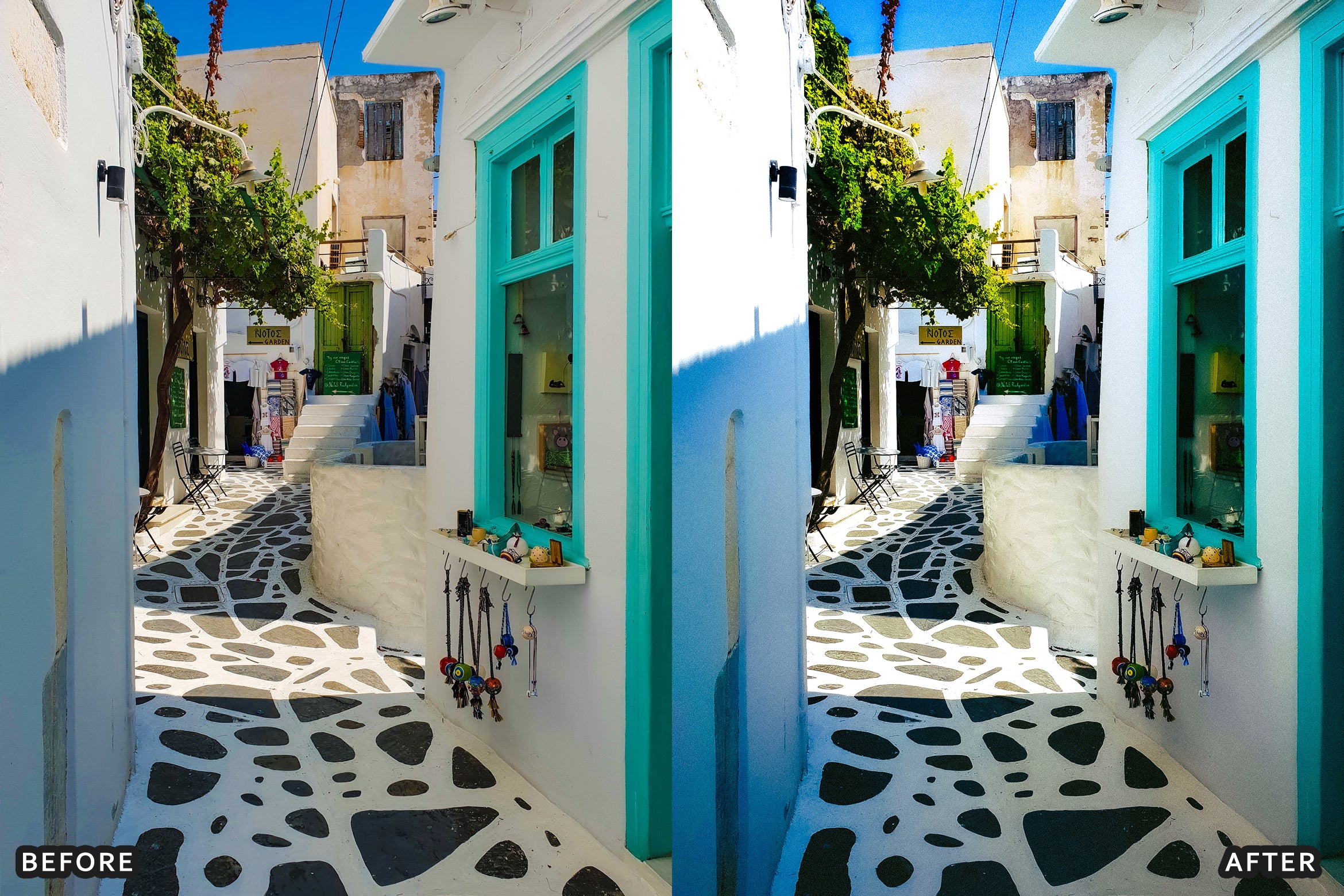 AI-Optimized Paros Cycladic Summer Lightroom Presets