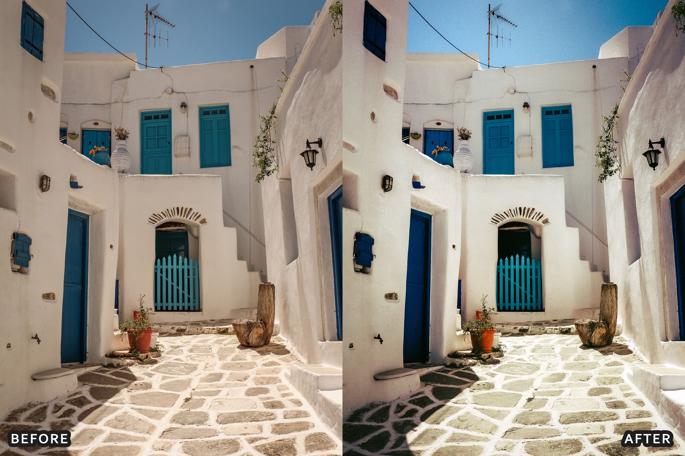 AI-Optimized Paros Cycladic Summer Lightroom Presets