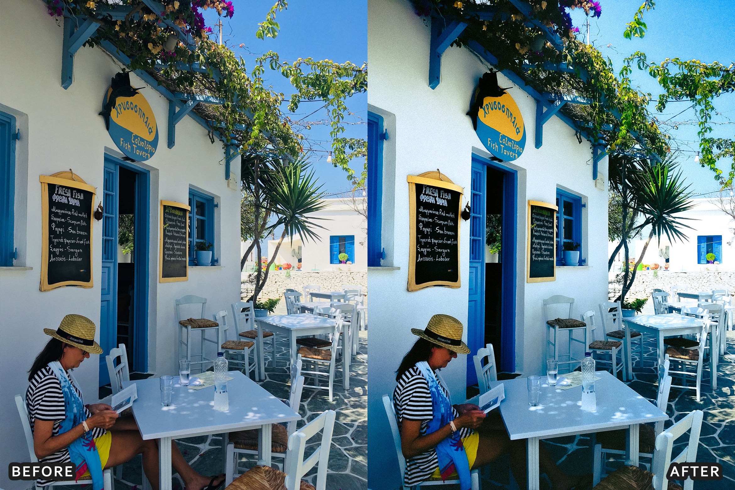 AI-Optimized Paros Cycladic Summer Lightroom Presets