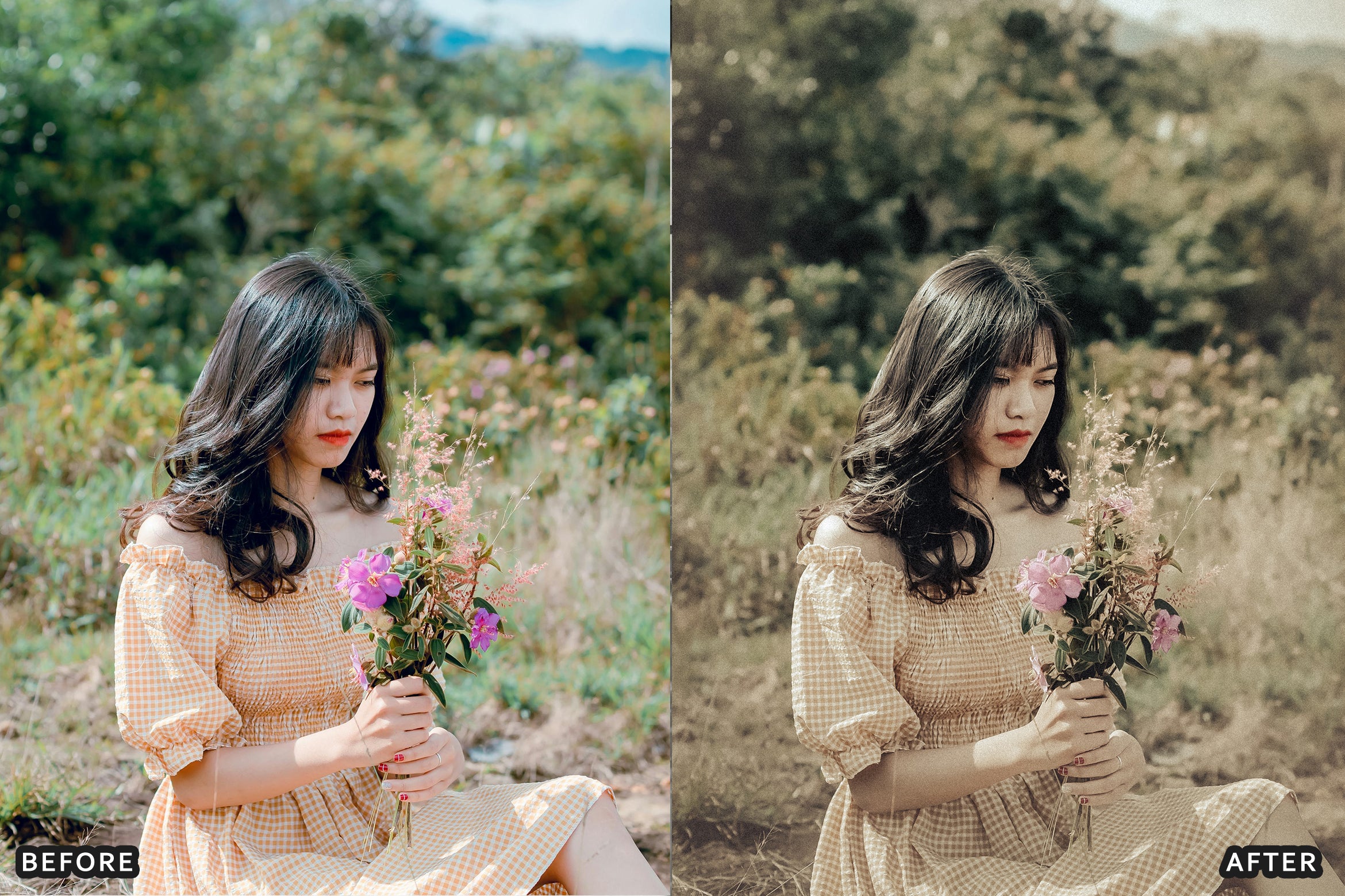 AI-Optimized Peachy Vintage Glow Lightroom Presets - Lightroom Presets - by AAA Presets