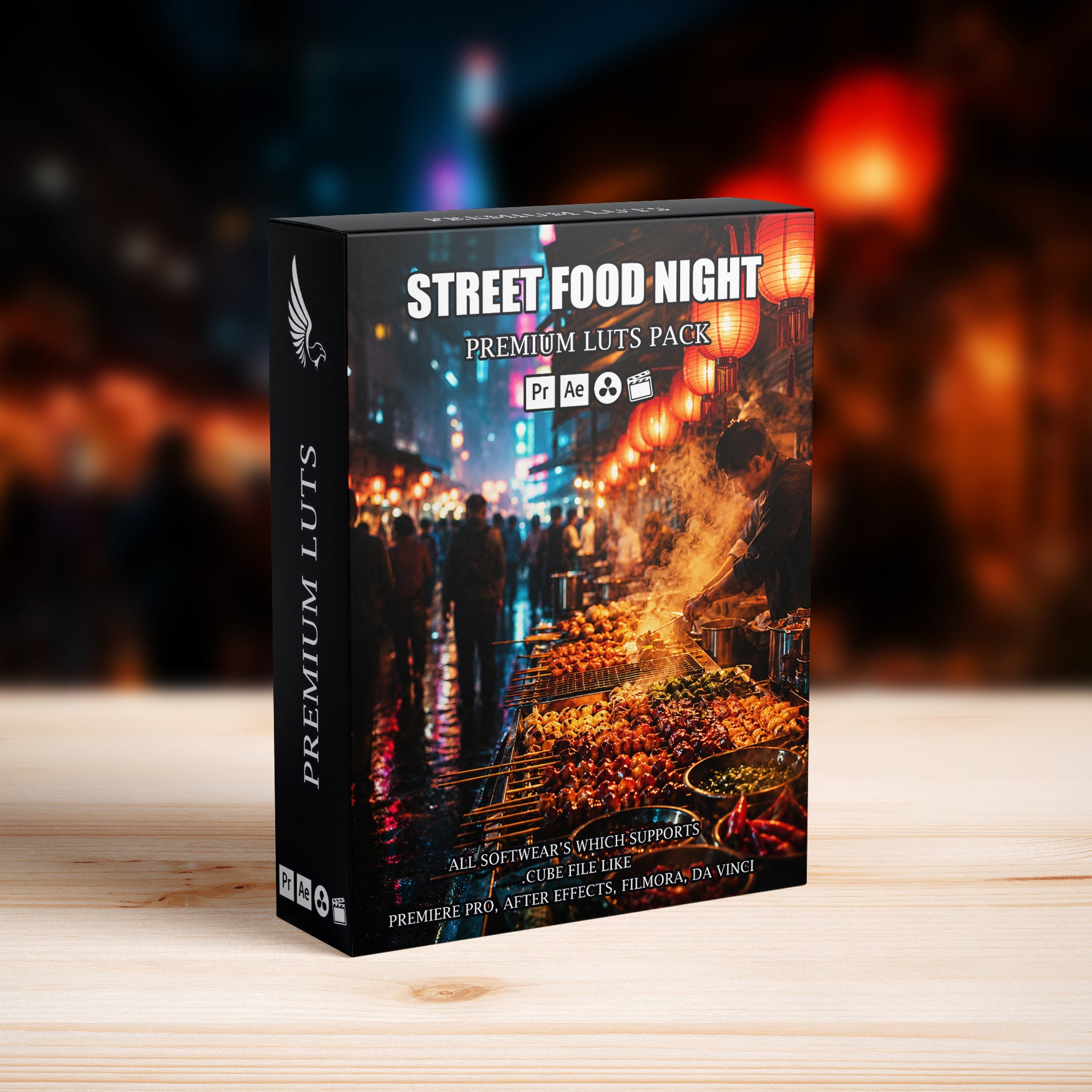Street Food Night Market Neon Food Cinematic LUTs Pack