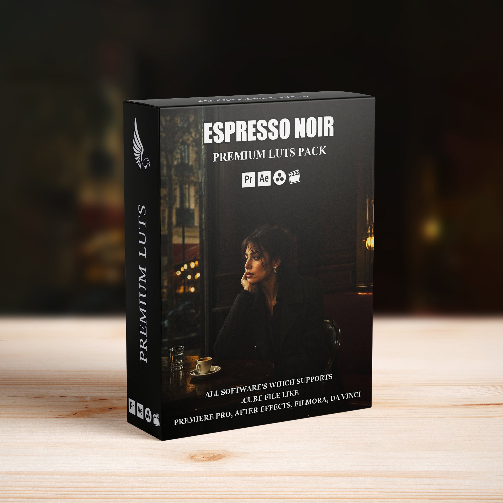 Espresso Noir Café Moody Coffee Shop Cinematic LUTs Pack