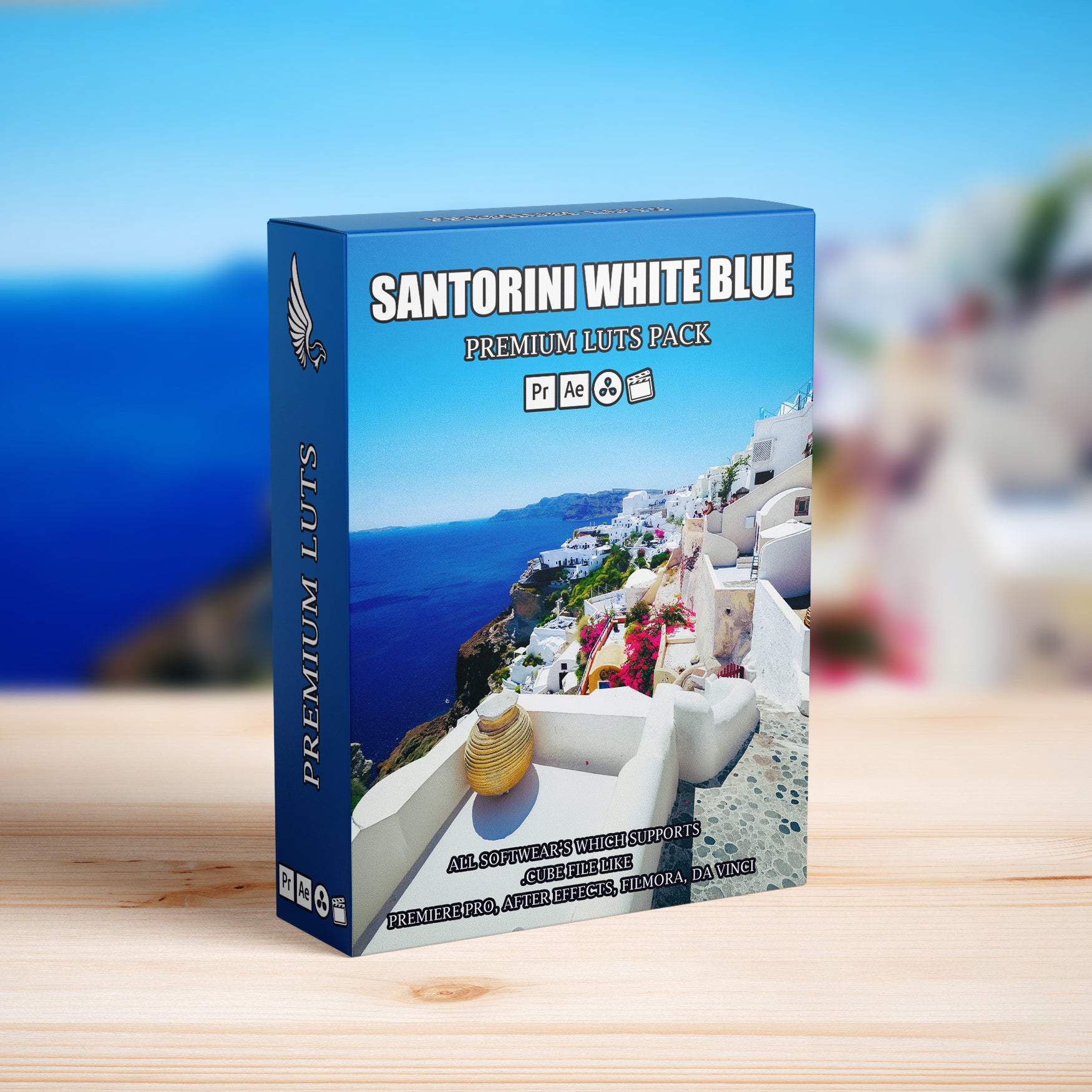 Santorini White & Blue Cinematic LUTs Pack