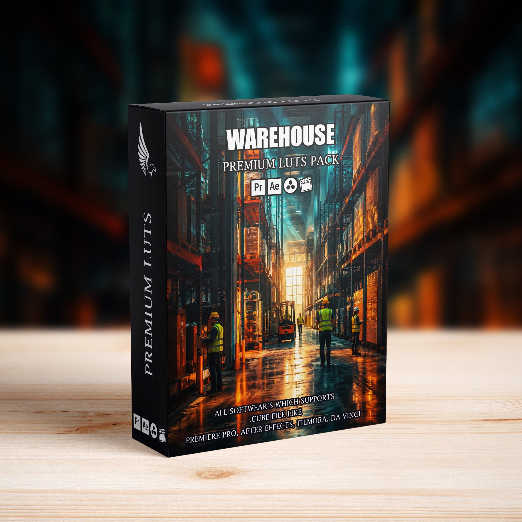 Industrial Warehouse Editorial Cinematic LUTs Pack