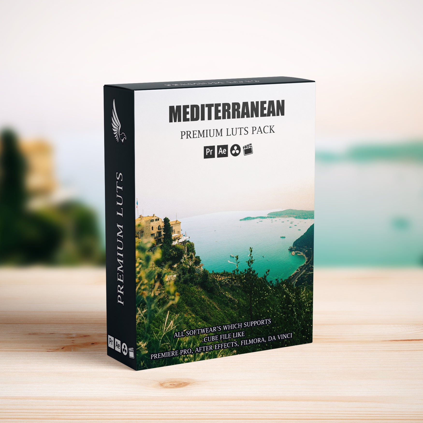 Mediterranean Riviera Landscape Cinematic LUTs Pack