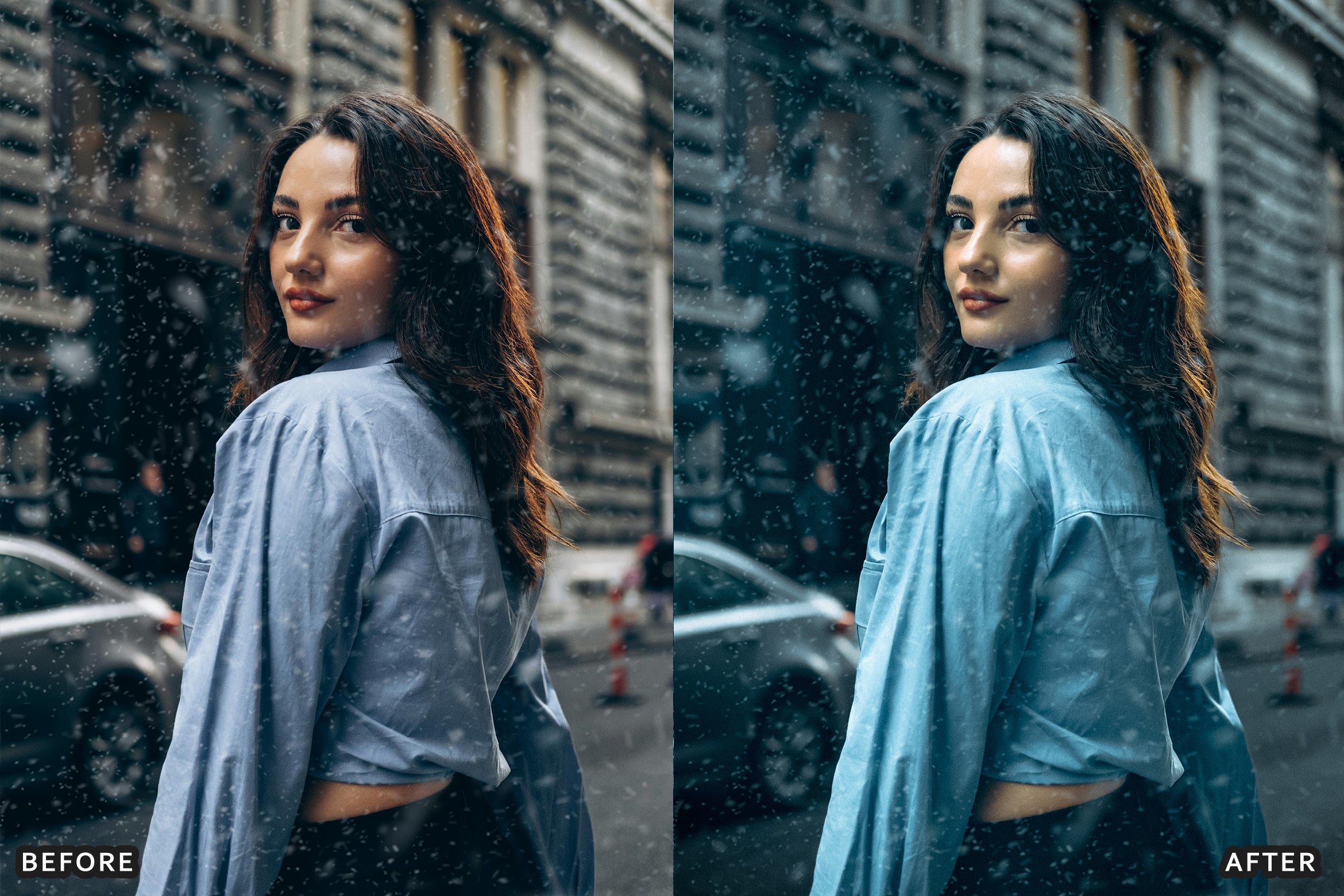 AI-Optimized Winter Sun Snow Portrait Lightroom Presets