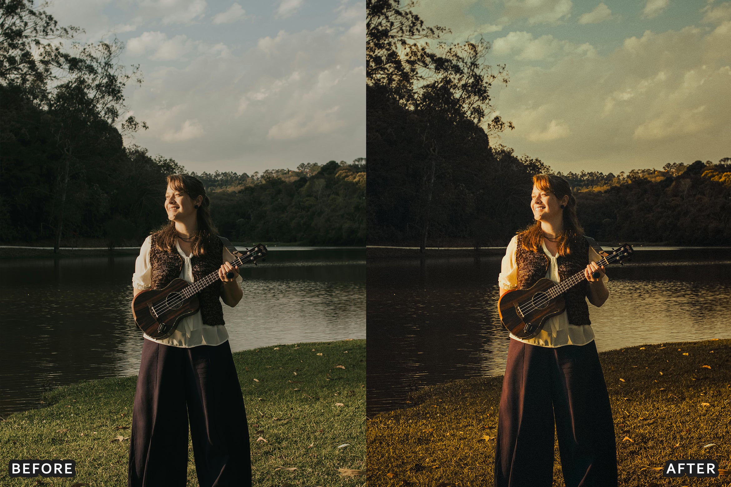 AI-Optimized Autumn Gold Tones Lightroom Presets - Lightroom Presets - by AAA Presets