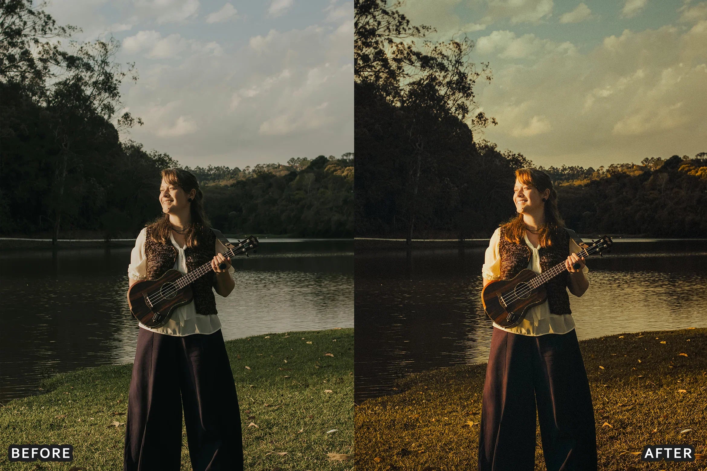 AI-Optimized Autumn Gold Tones Lightroom Presets - Lightroom Presets - by AAA Presets