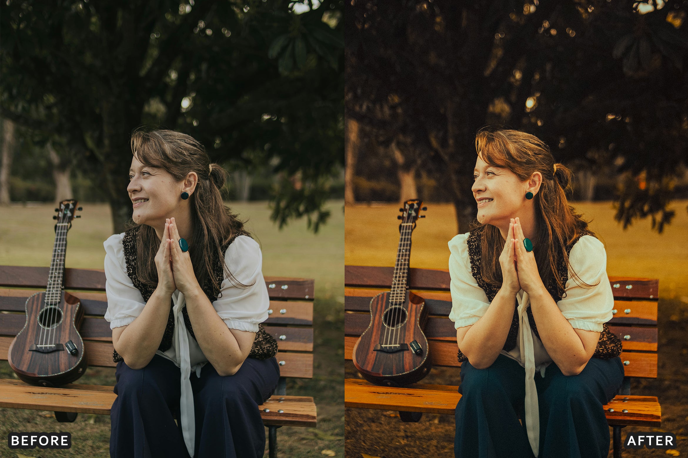 AI-Optimized Autumn Gold Tones Lightroom Presets - Lightroom Presets - by AAA Presets