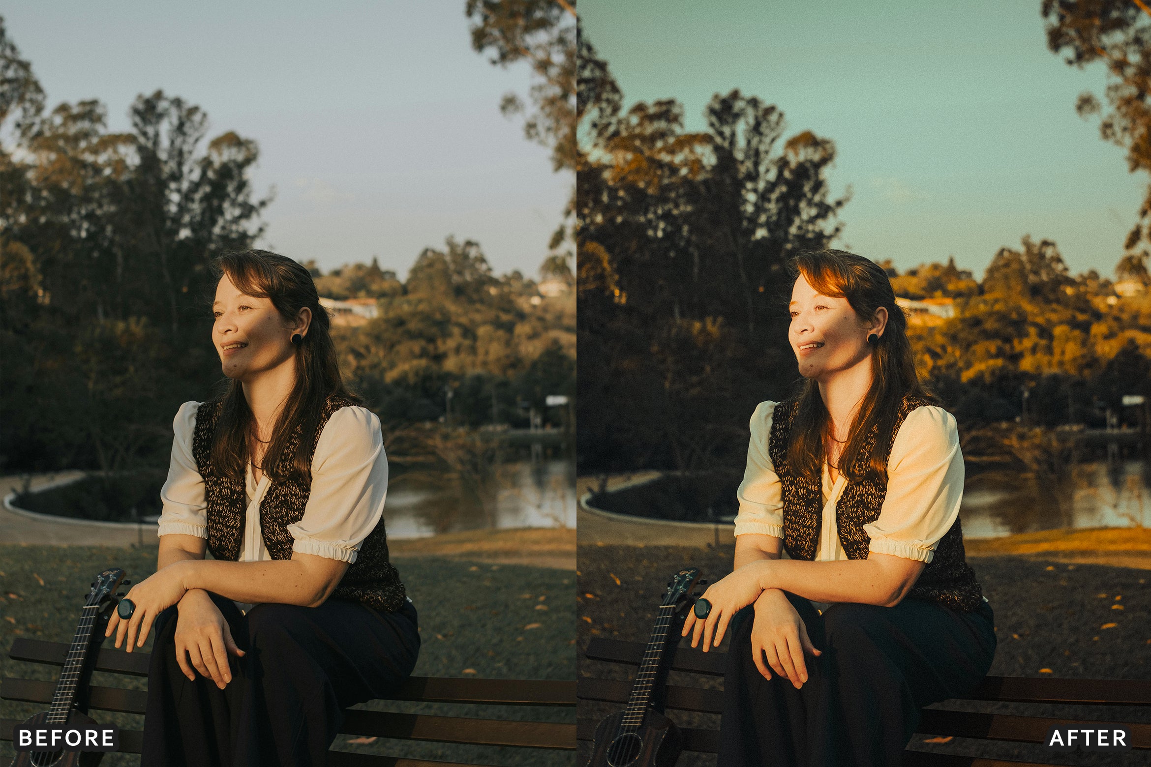 AI-Optimized Autumn Gold Tones Lightroom Presets - Lightroom Presets - by AAA Presets