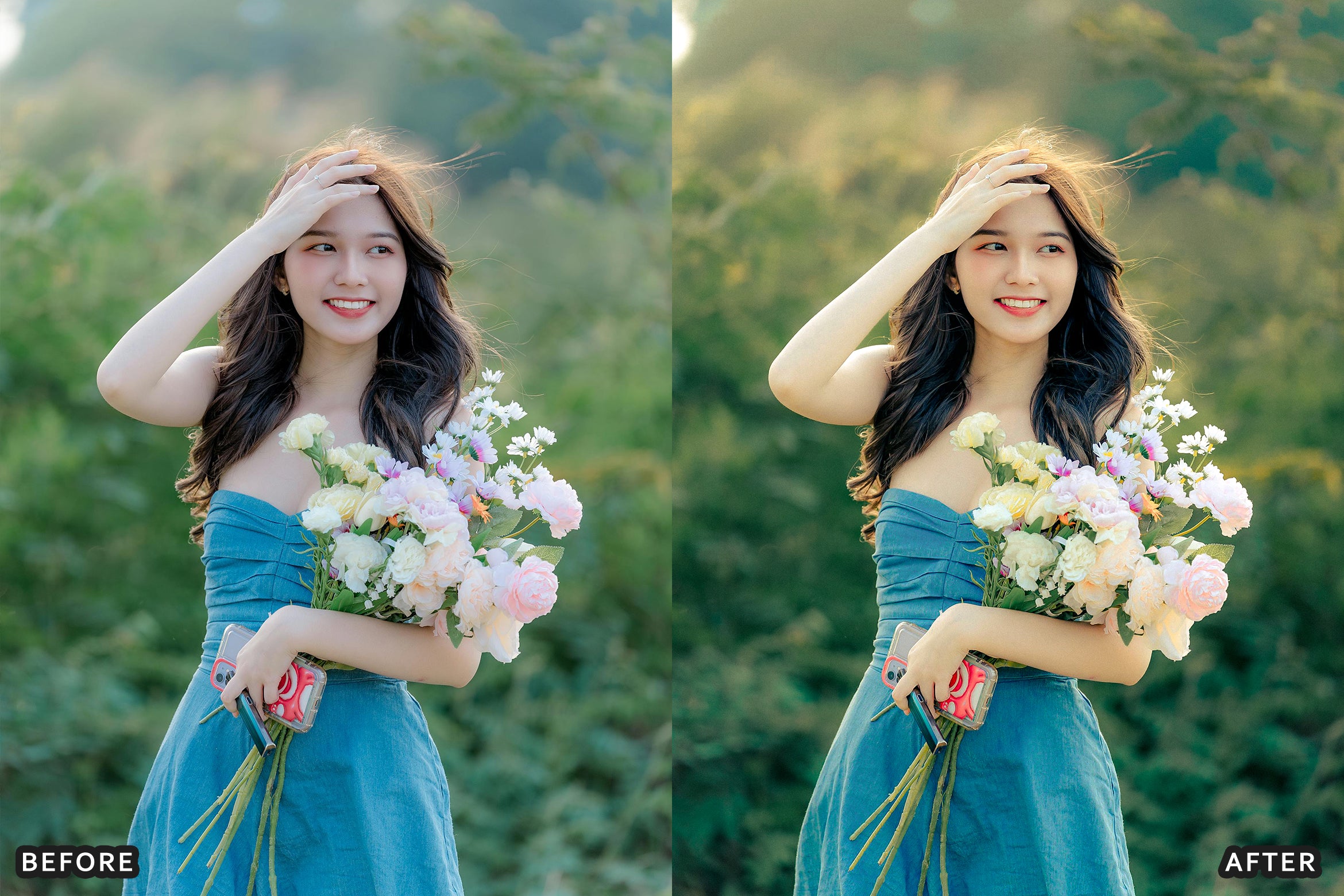 AI-Optimized Blush Meadow Tones Lightroom Presets - Lightroom Presets - by AAA Presets