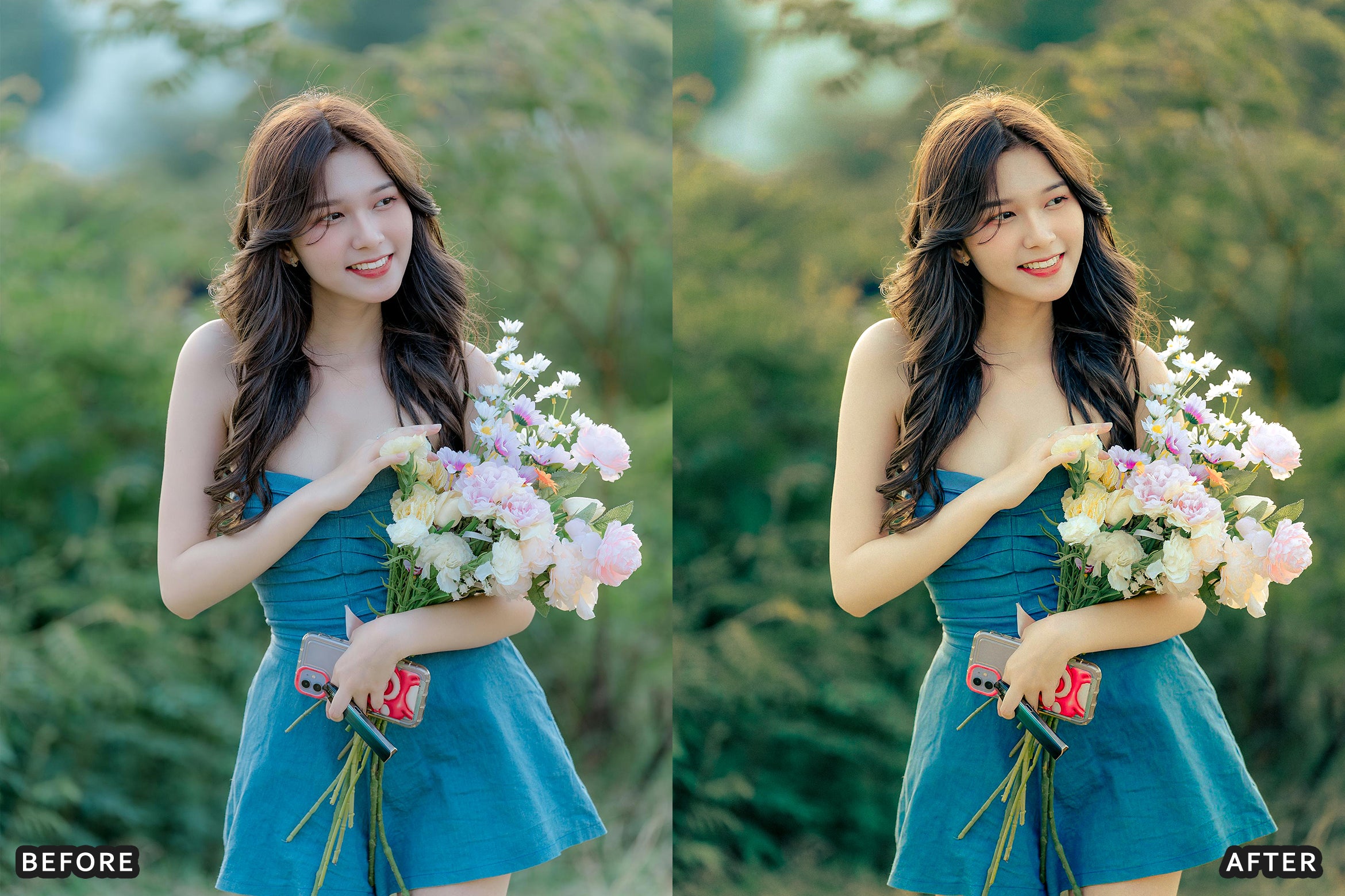 AI-Optimized Blush Meadow Tones Lightroom Presets - Lightroom Presets - by AAA Presets
