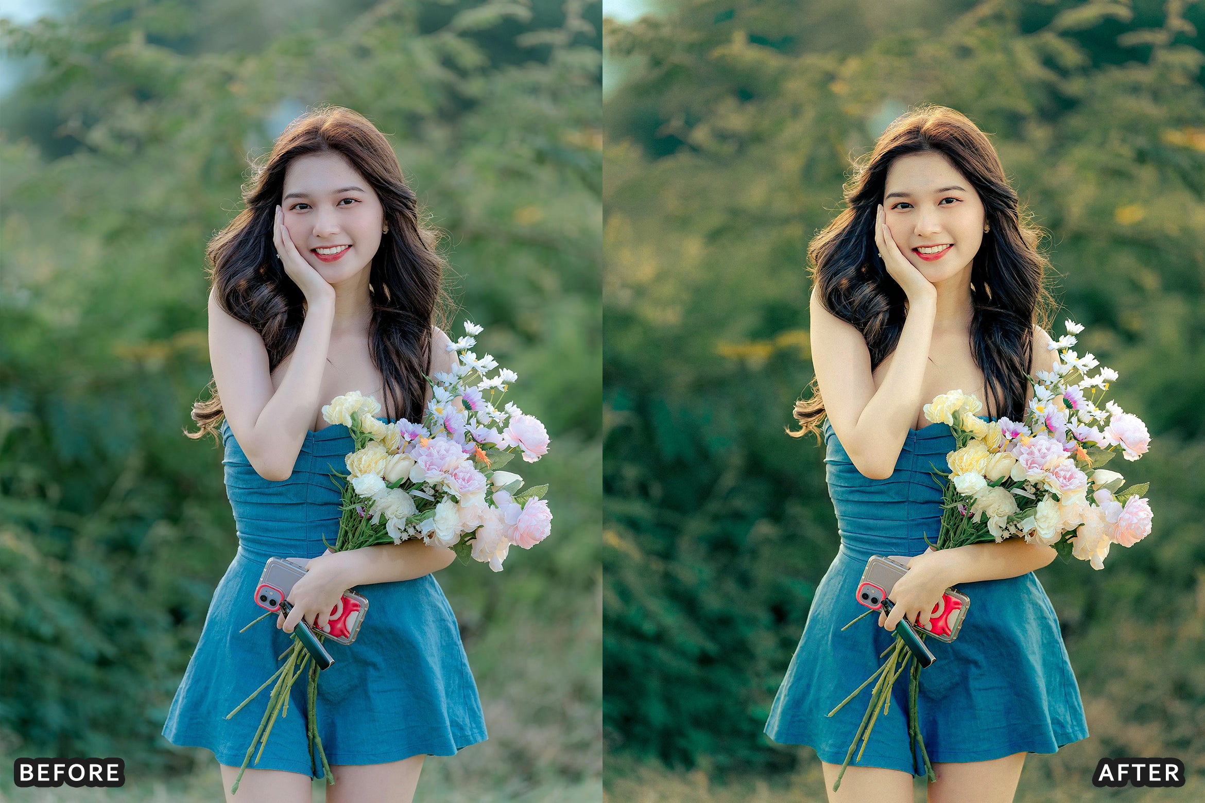 AI-Optimized Blush Meadow Tones Lightroom Presets - Lightroom Presets - by AAA Presets