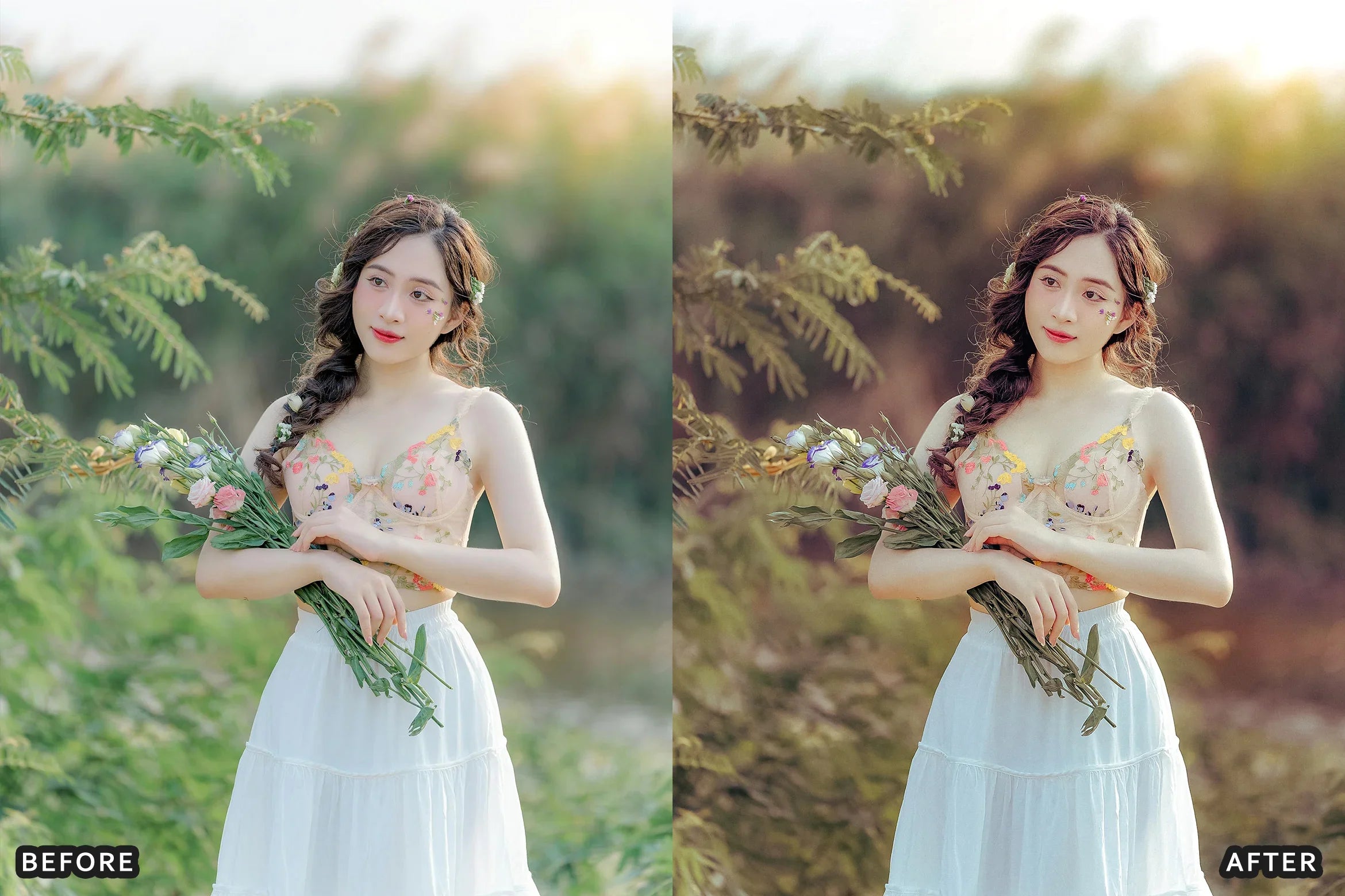 AI-Optimized Cinematic Boho Bloom Lightroom Presets - Lightroom Presets - by AAA Presets