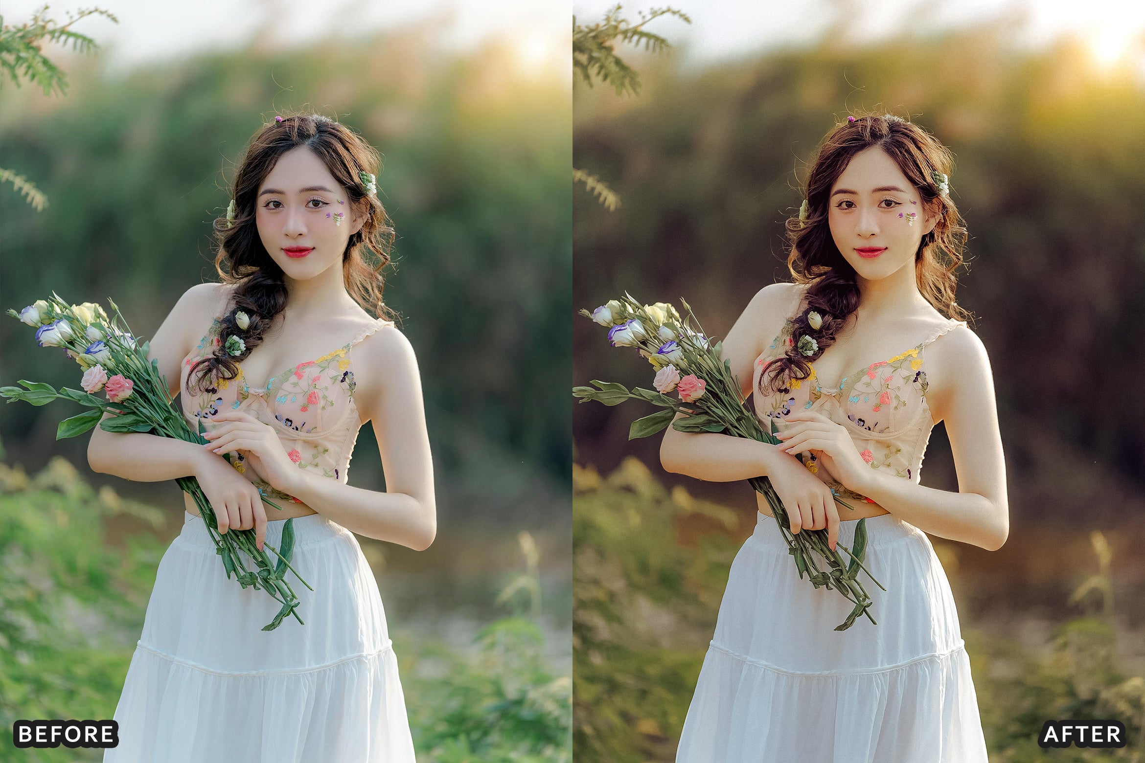 AI-Optimized Cinematic Boho Bloom Lightroom Presets - Lightroom Presets - by AAA Presets