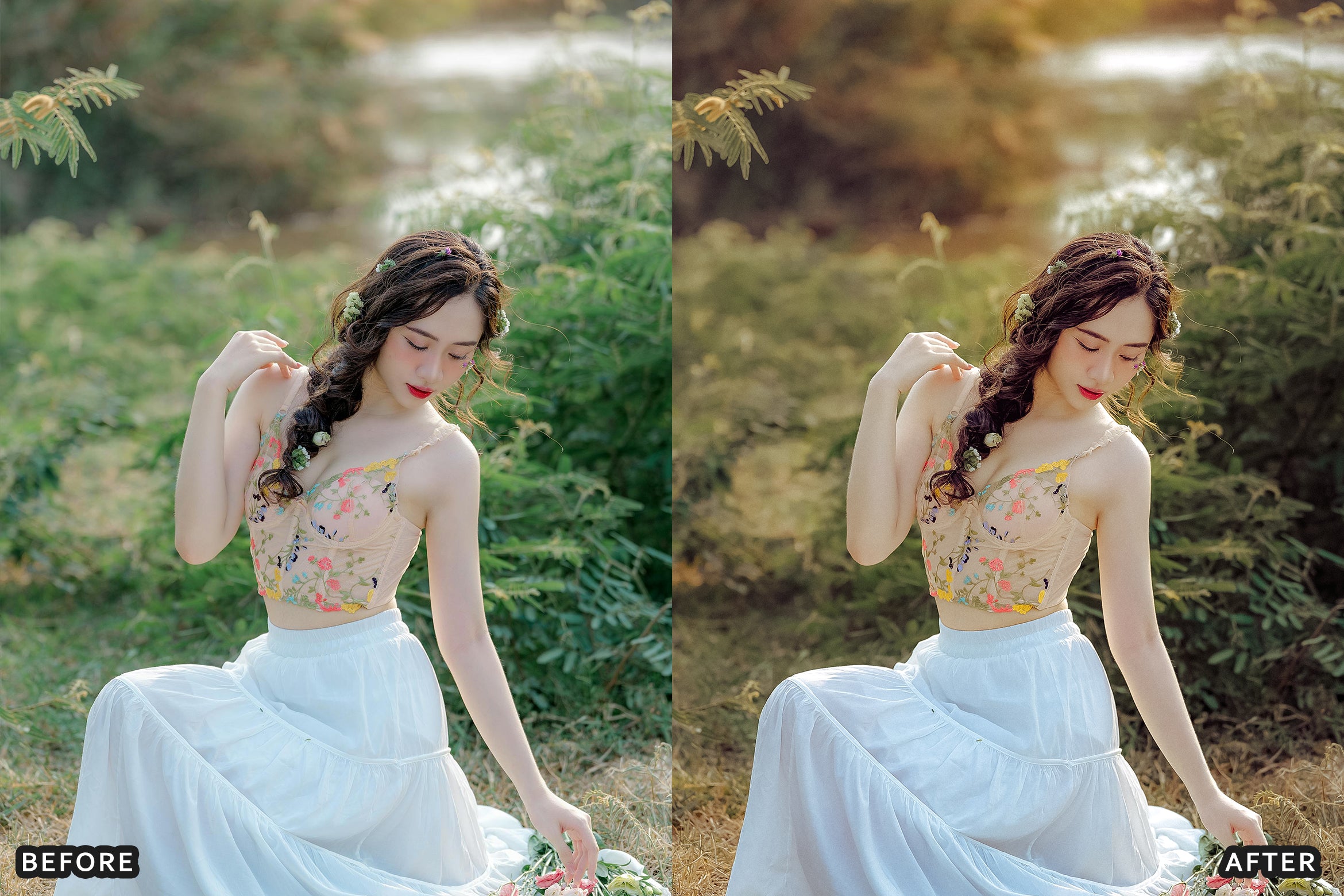AI-Optimized Cinematic Boho Bloom Lightroom Presets - Lightroom Presets - by AAA Presets