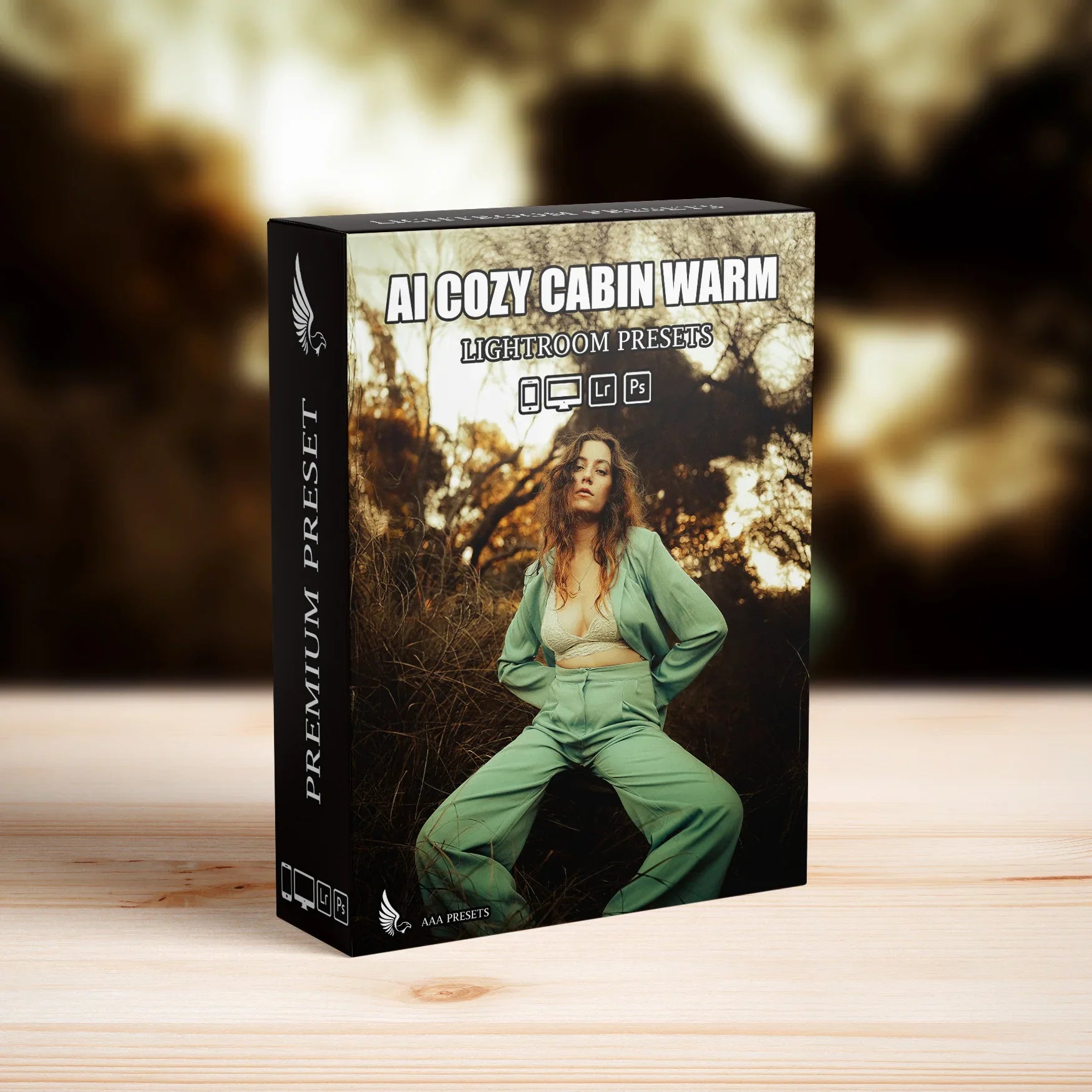 AI-Optimized Cinematic Cozy Cabin Warm Lightroom Presets - Lightroom Presets - by AAA Presets