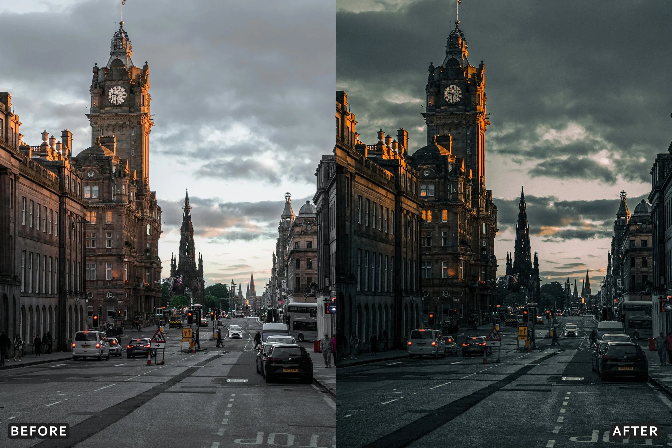 AI-Optimized Cinematic Dark Street Lightroom Presets - Lightroom Presets - by AAA Presets