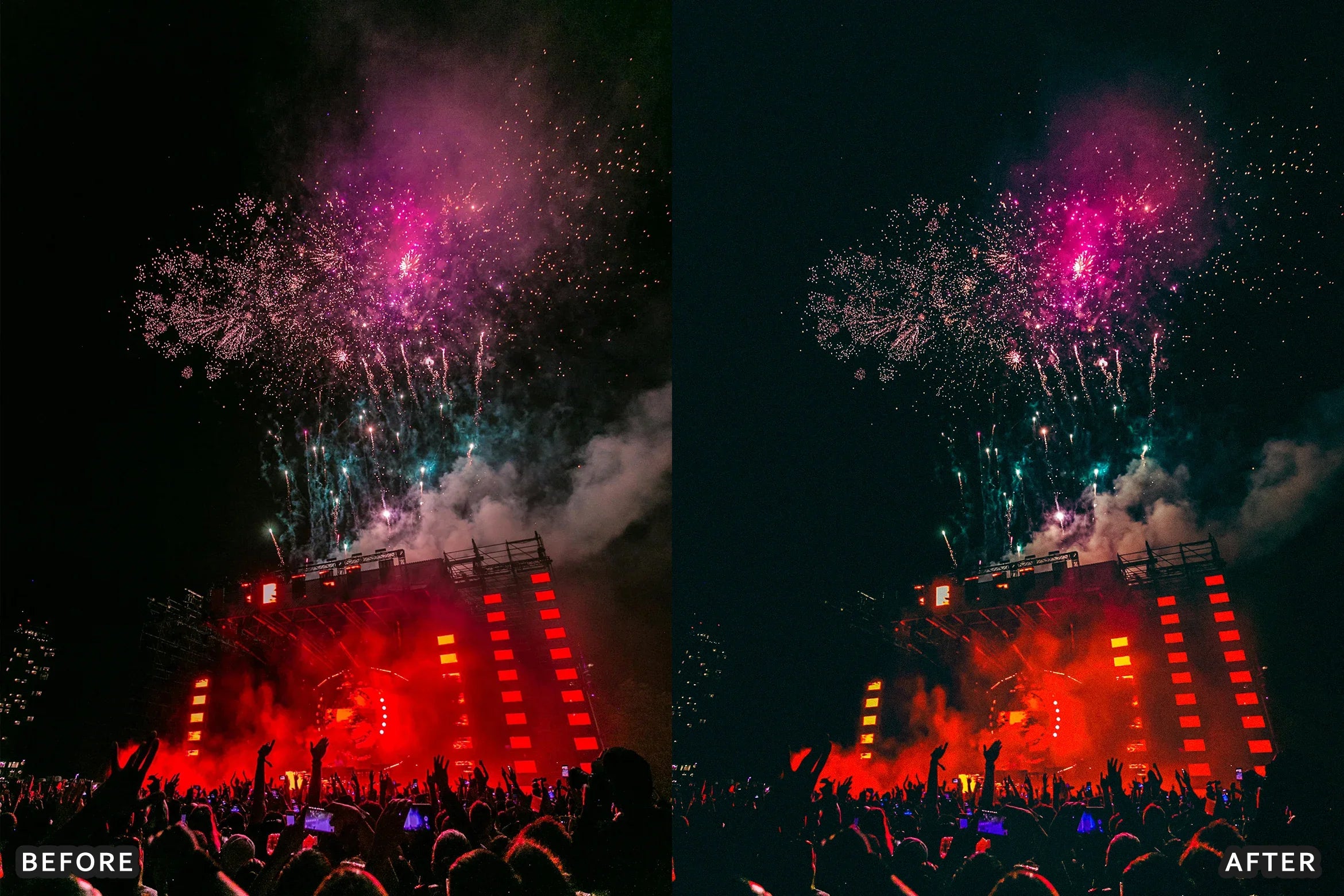 AI-Optimized Concert Music Festival Lightroom Presets - Lightroom Presets - by AAA Presets