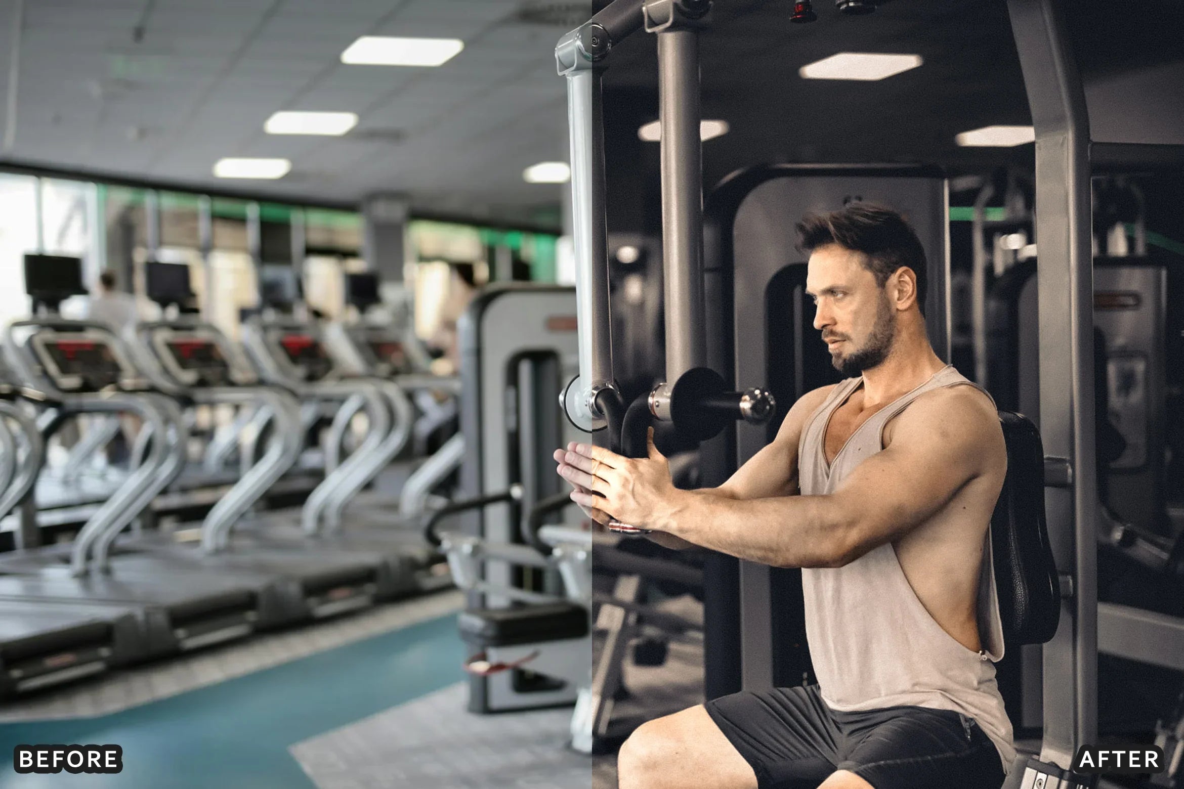 AI-Optimized Dark Black Gym Lightroom Presets - Lightroom Presets - by AAA Presets