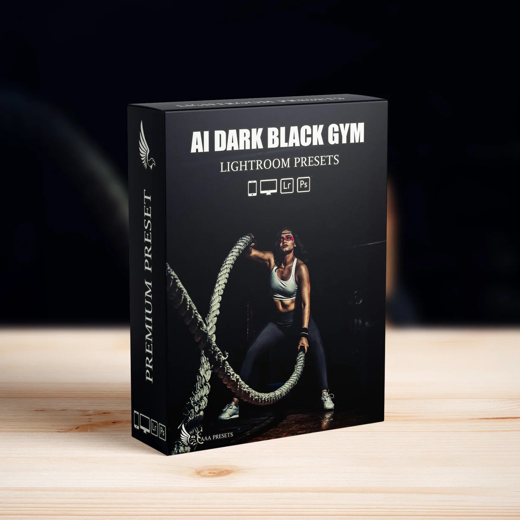 AI-Optimized Dark Black Gym Lightroom Presets - Lightroom Presets - by AAA Presets