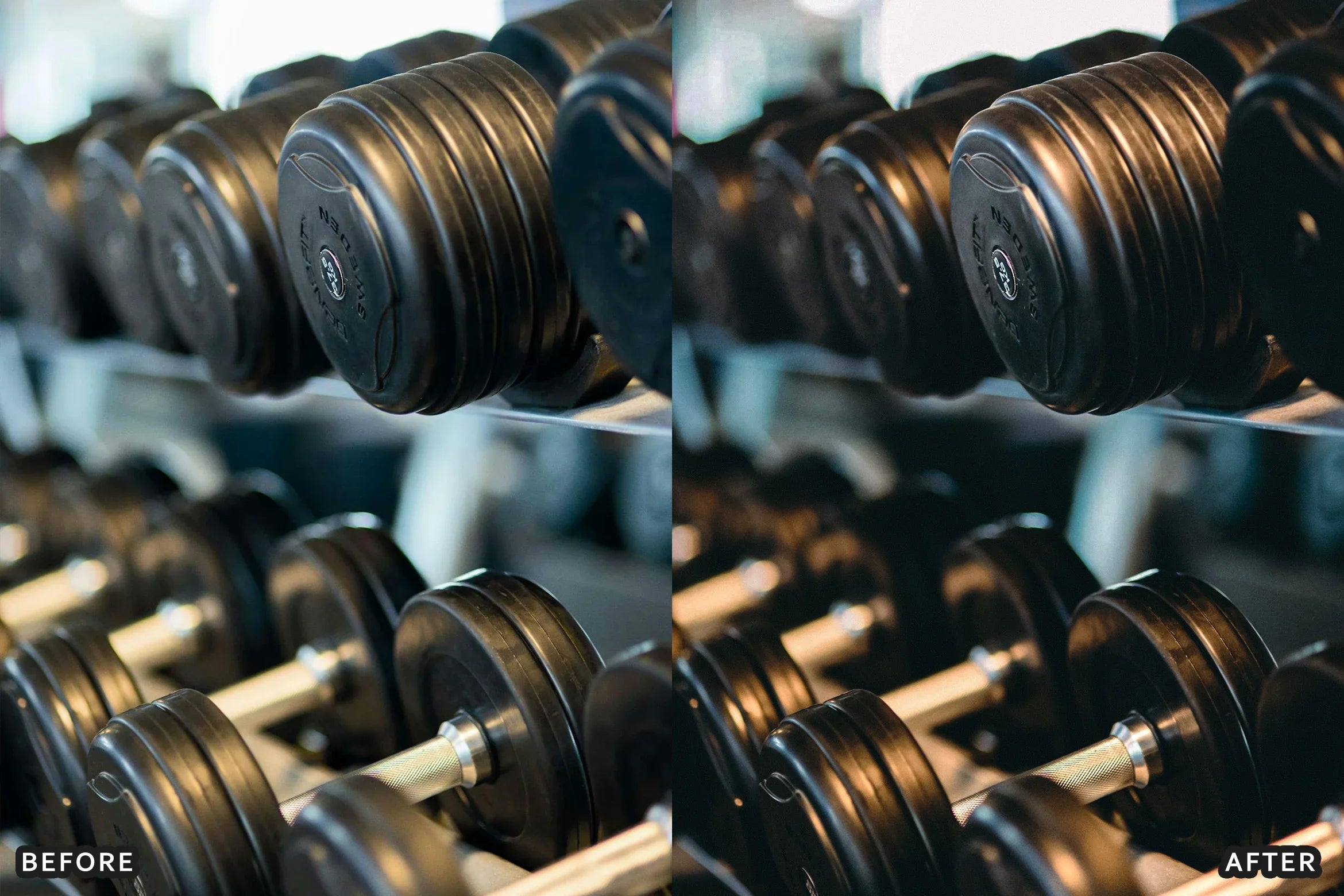 AI-Optimized Dark Black Gym Lightroom Presets - Lightroom Presets - by AAA Presets