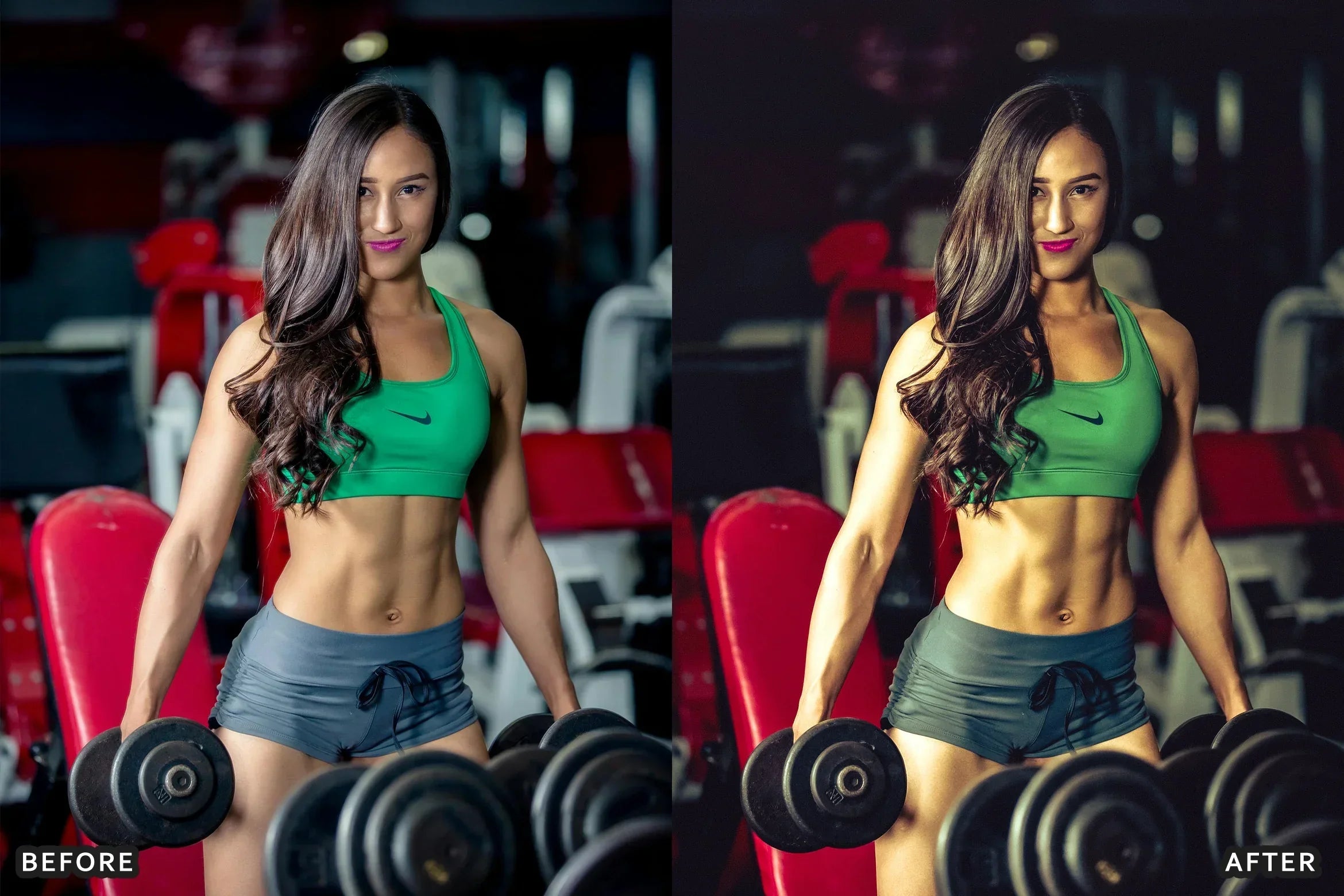 AI-Optimized Dark Black Gym Lightroom Presets - Lightroom Presets - by AAA Presets