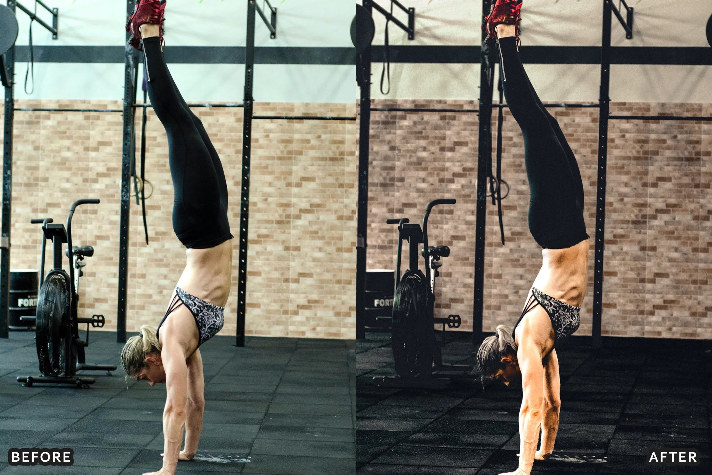 AI-Optimized Dark Black Gym Lightroom Presets - Lightroom Presets - by AAA Presets