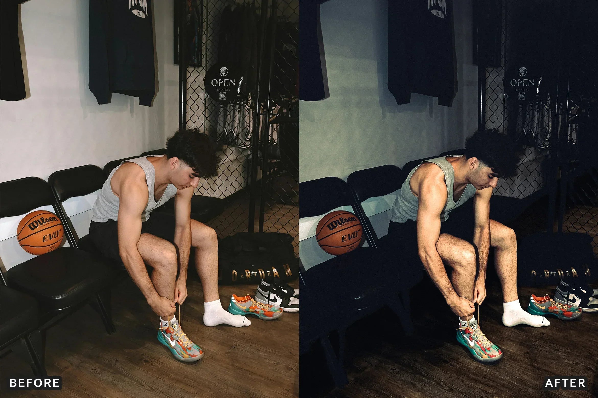 AI-Optimized Dark Black Gym Lightroom Presets - Lightroom Presets - by AAA Presets
