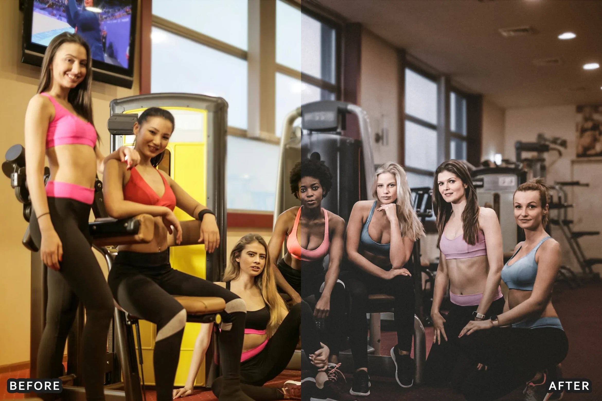 AI-Optimized Dark Black Gym Lightroom Presets - Lightroom Presets - by AAA Presets