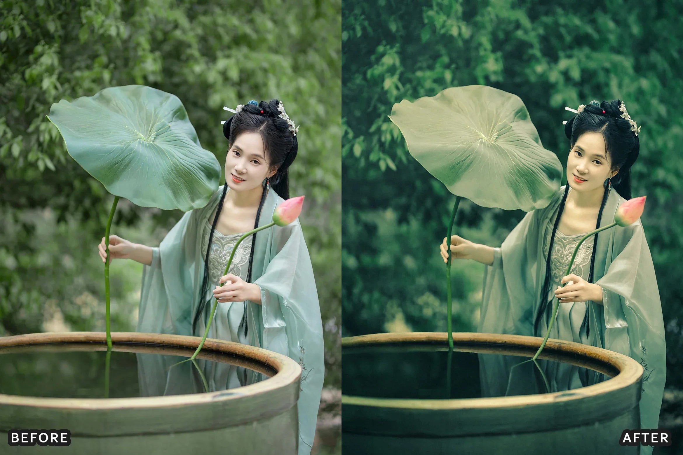 AI-Optimized Deep Green Cinematic Lightroom Presets - Lightroom Presets - by AAA Presets