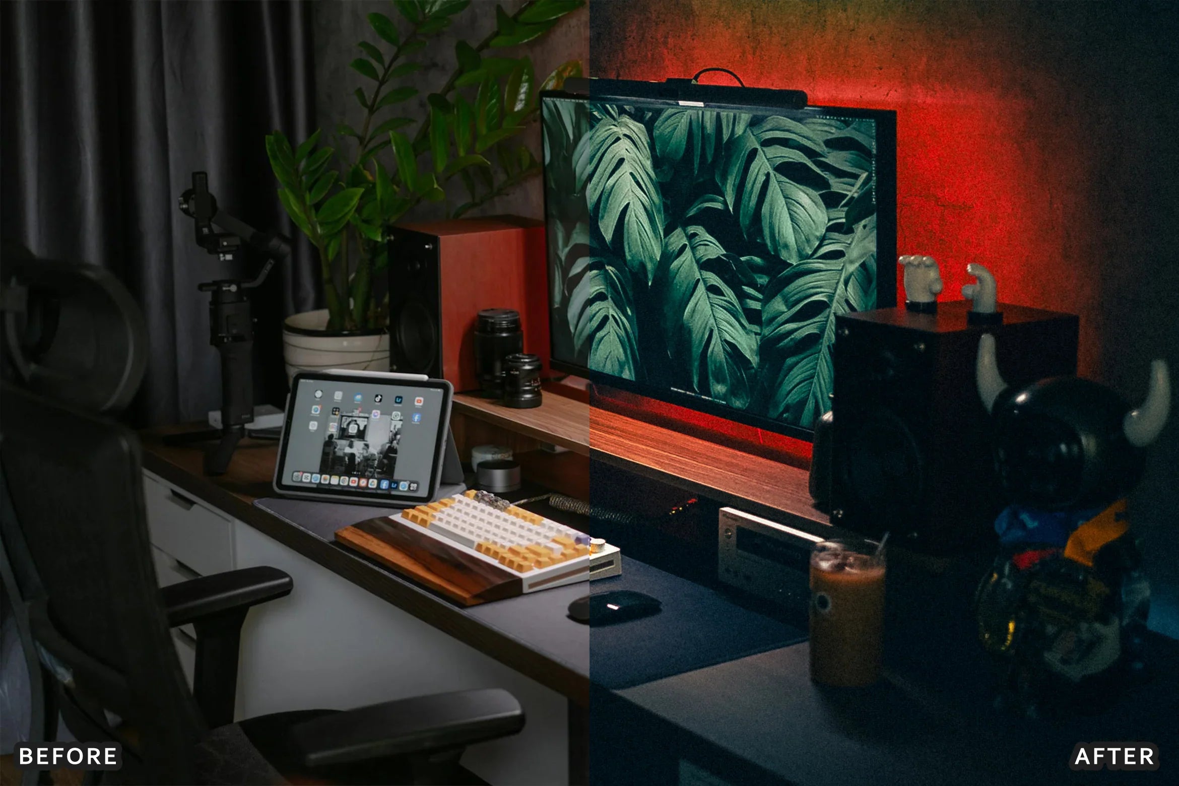 AI-Optimized Desk Setup Studio Lightroom Presets - Lightroom Presets - by AAA Presets