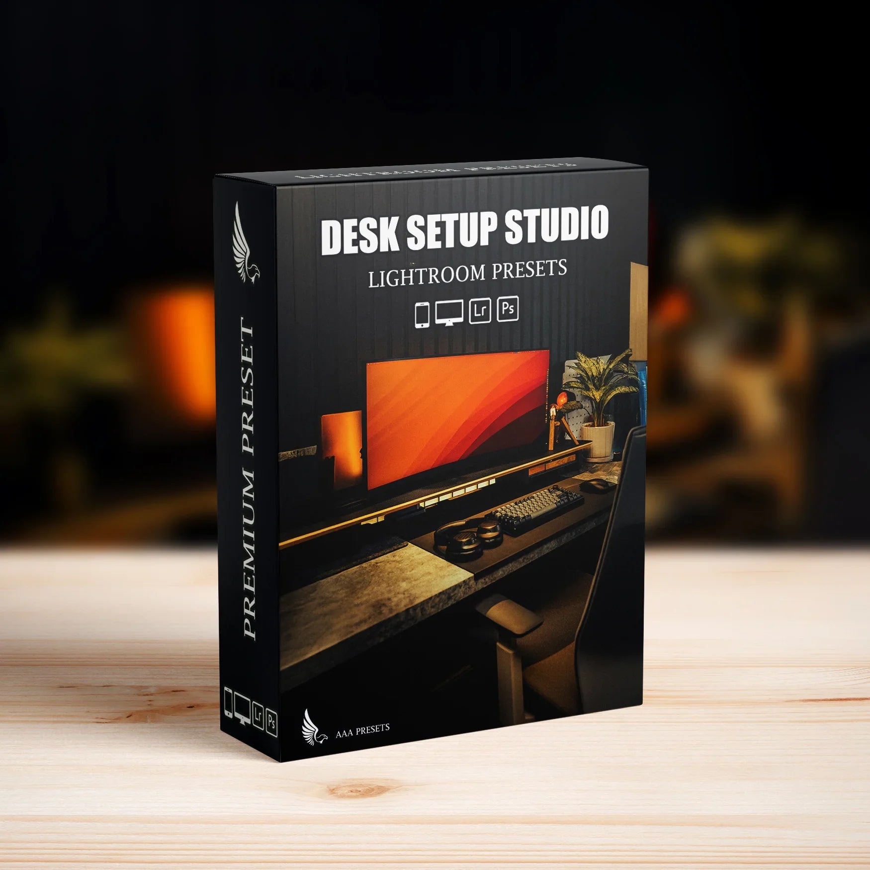 AI-Optimized Desk Setup Studio Lightroom Presets - Lightroom Presets - by AAA Presets