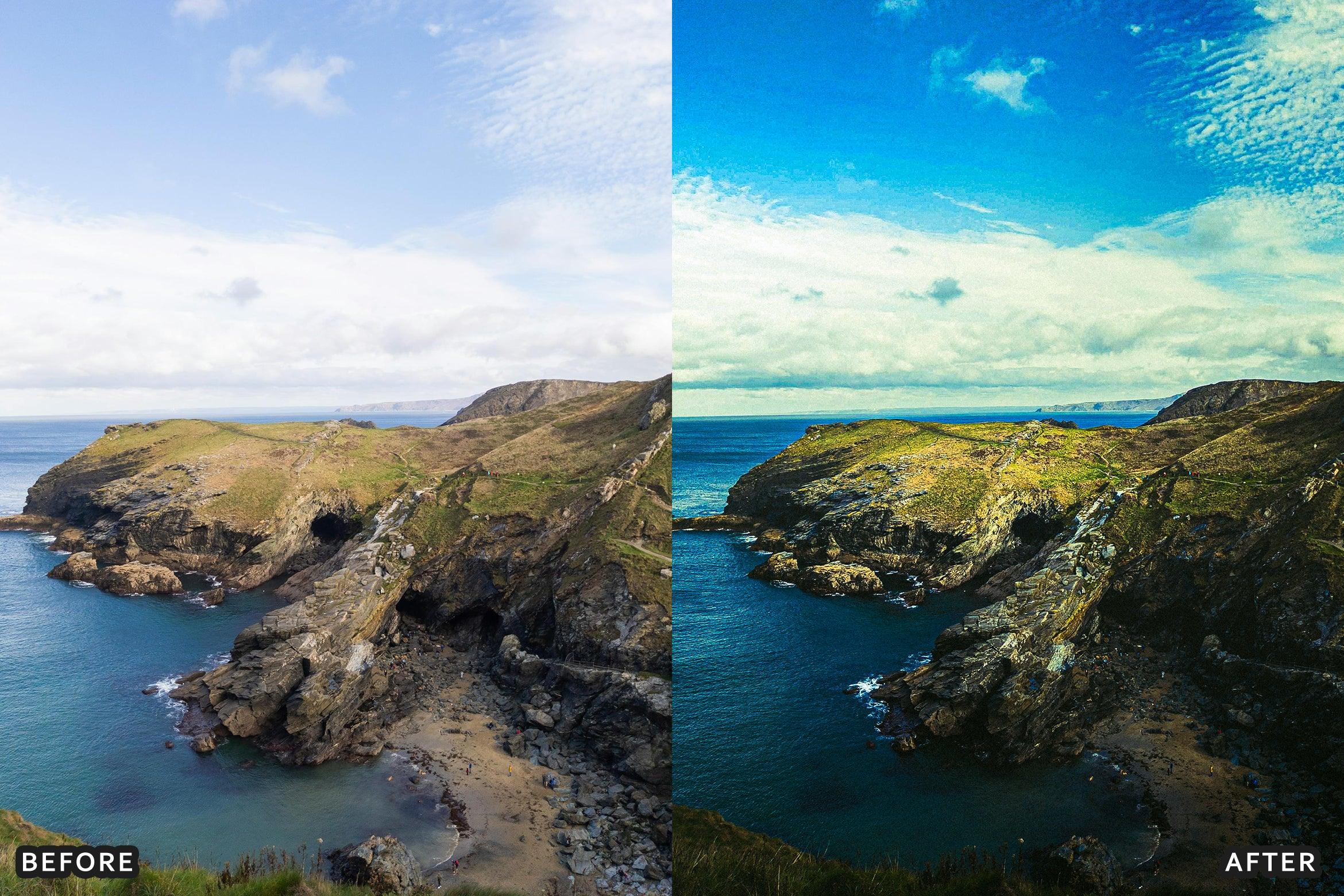 AI Optimized Drone Aerial Lightroom Presets - Lightroom Presets - by AAA Presets