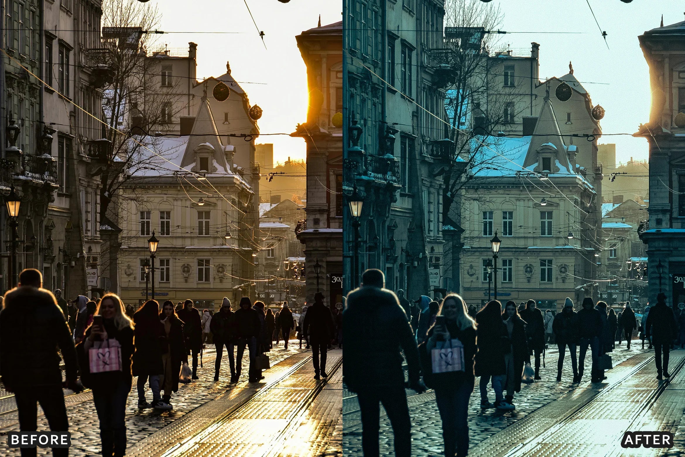 AI-Optimized Glacier Blue Hour Lightroom Presets - Lightroom Presets - by AAA Presets