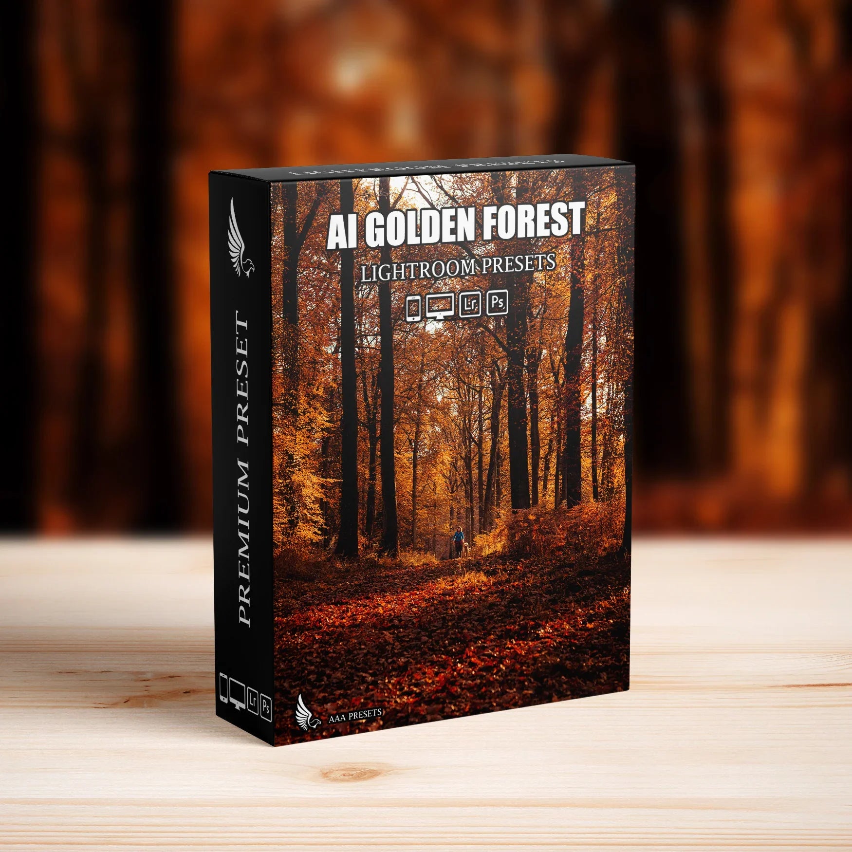 AI-Optimized Golden Fall Forest Lightroom Presets - Lightroom Presets - by AAA Presets
