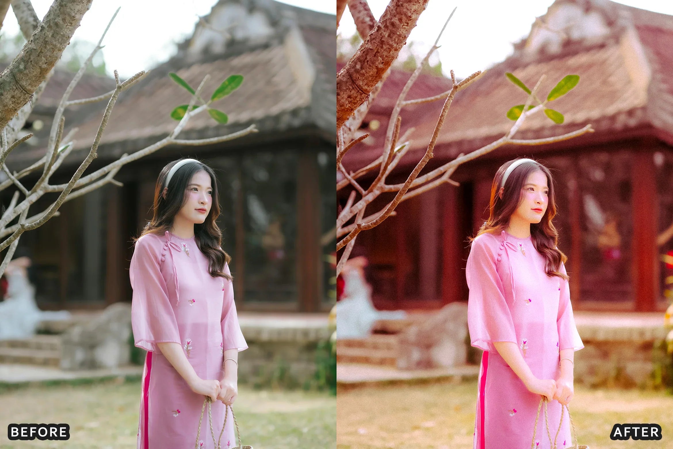 AI-Optimized Matte Pink Lightroom Presets - Lightroom Presets - by AAA Presets