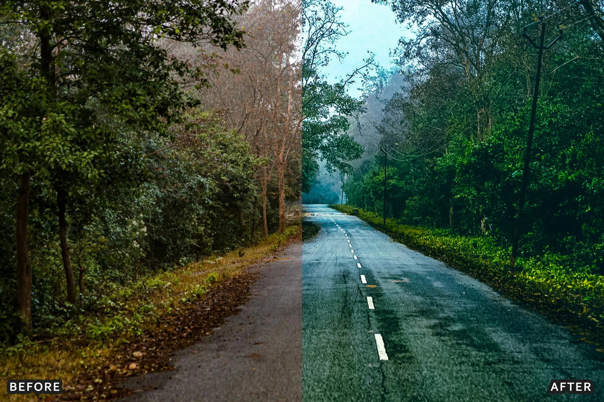AI-Optimized Moody Cinematic Roads Lightroom Presets - Lightroom Presets - by AAA Presets